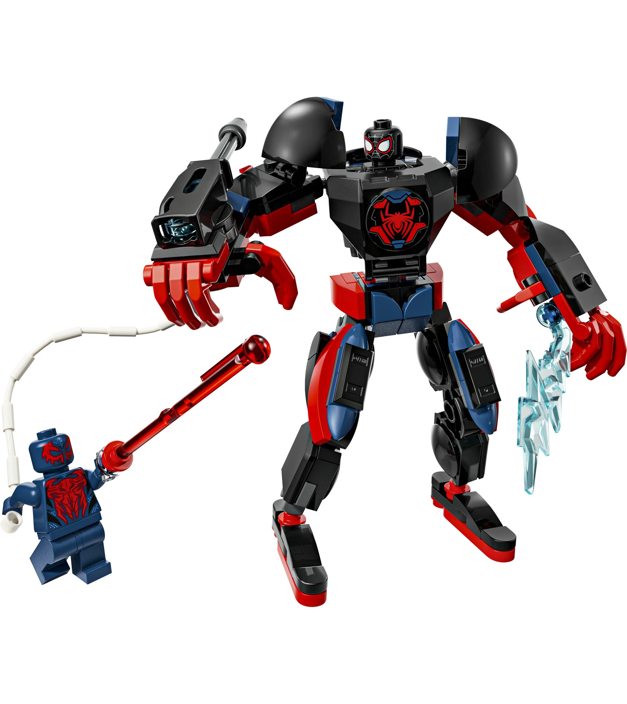 2 LEGO Super Heroes Miles Morales Mech vs. Spider-Man 2099 76337, 2 of 10