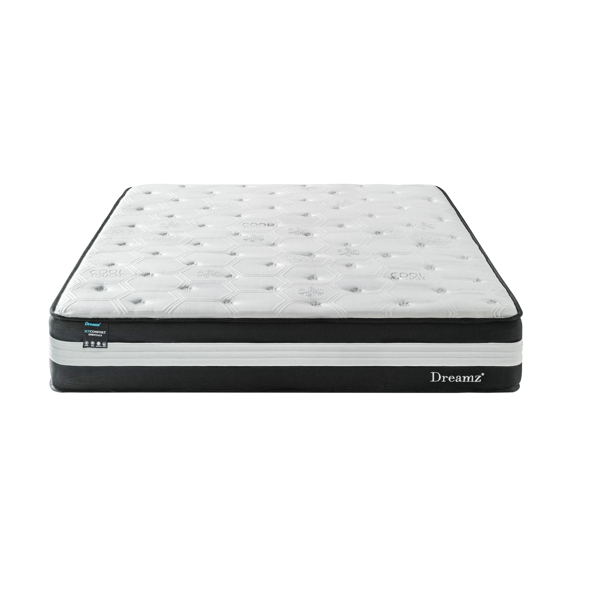 2 Dreamz King Cooling Spring Mattress 25cm, 2 of 6