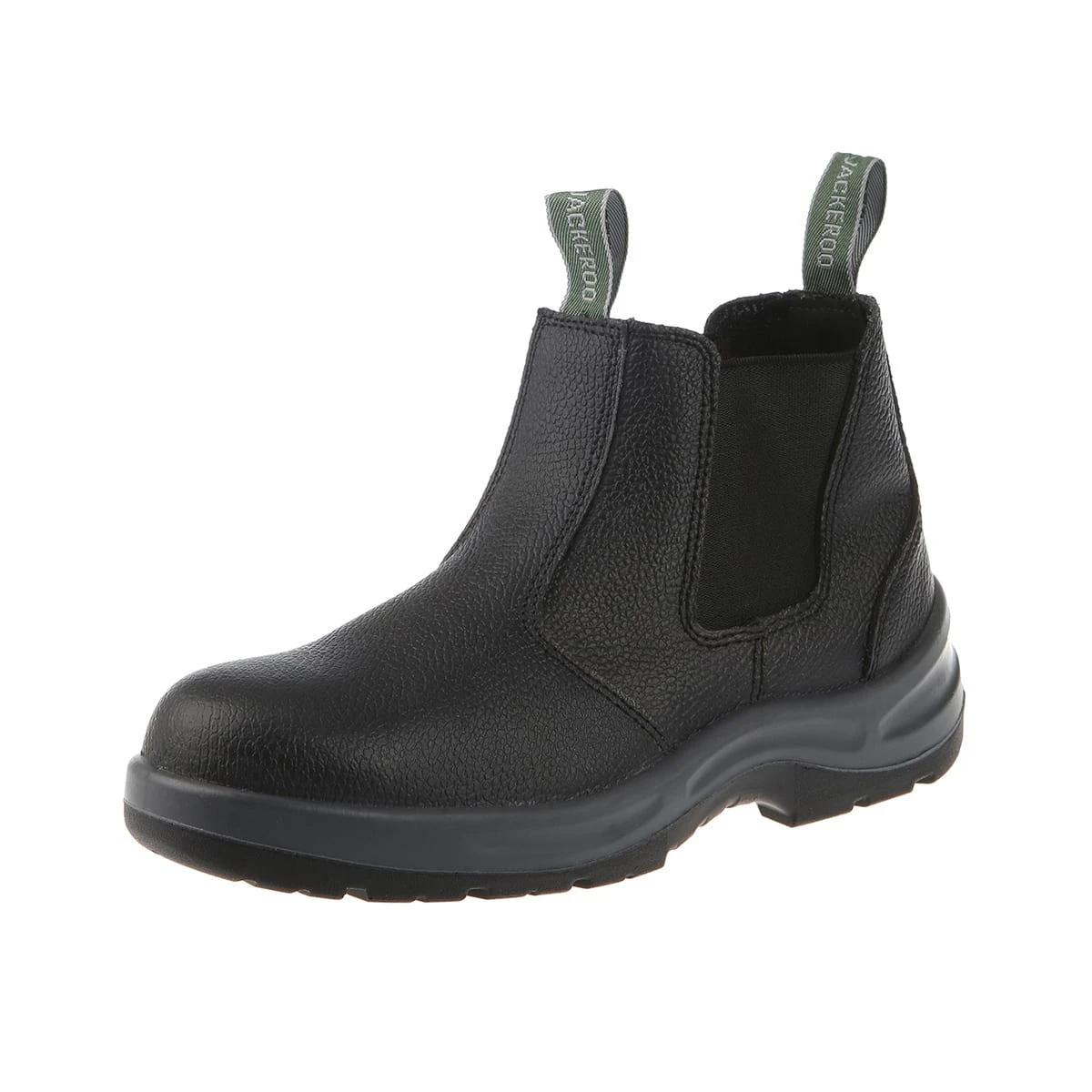 3 Slip On Work Boots BLACK, 3 of 5