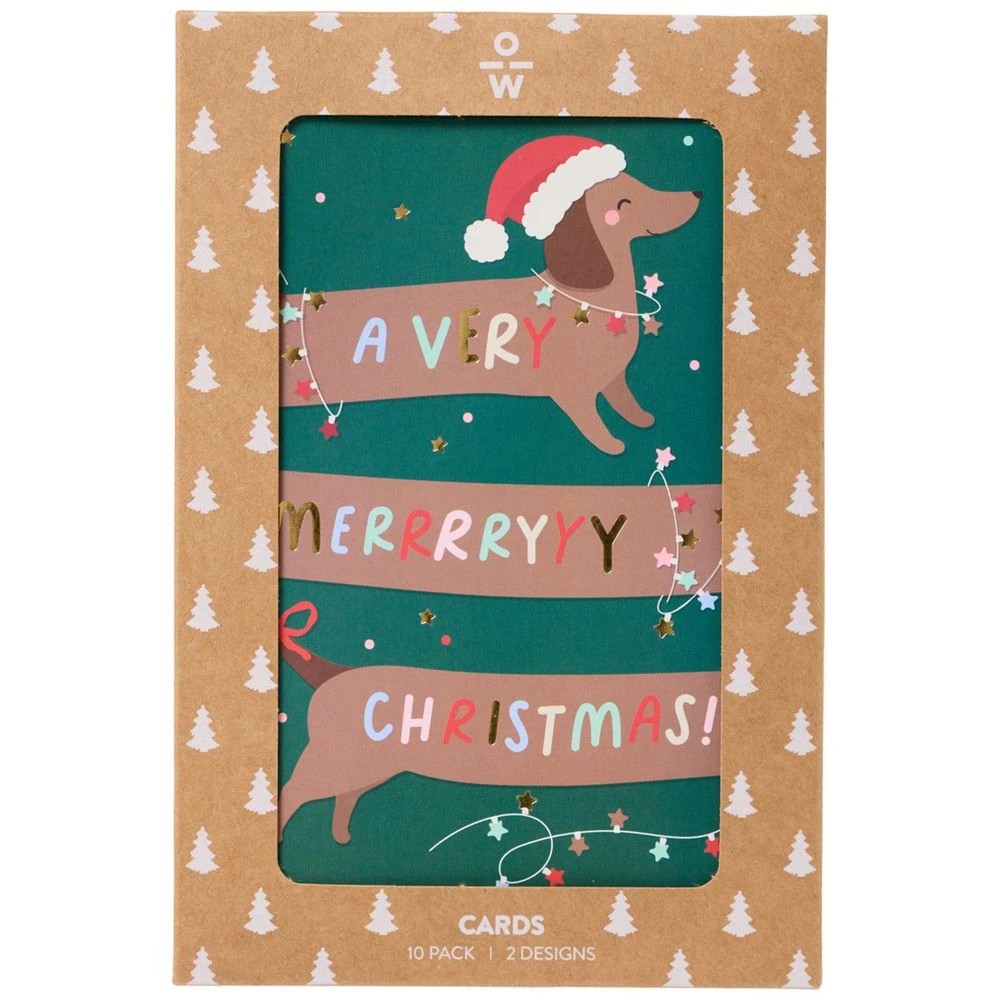1 Officeworks Christmas Cards 10 Pack Festive Friends 1, 1 of 2