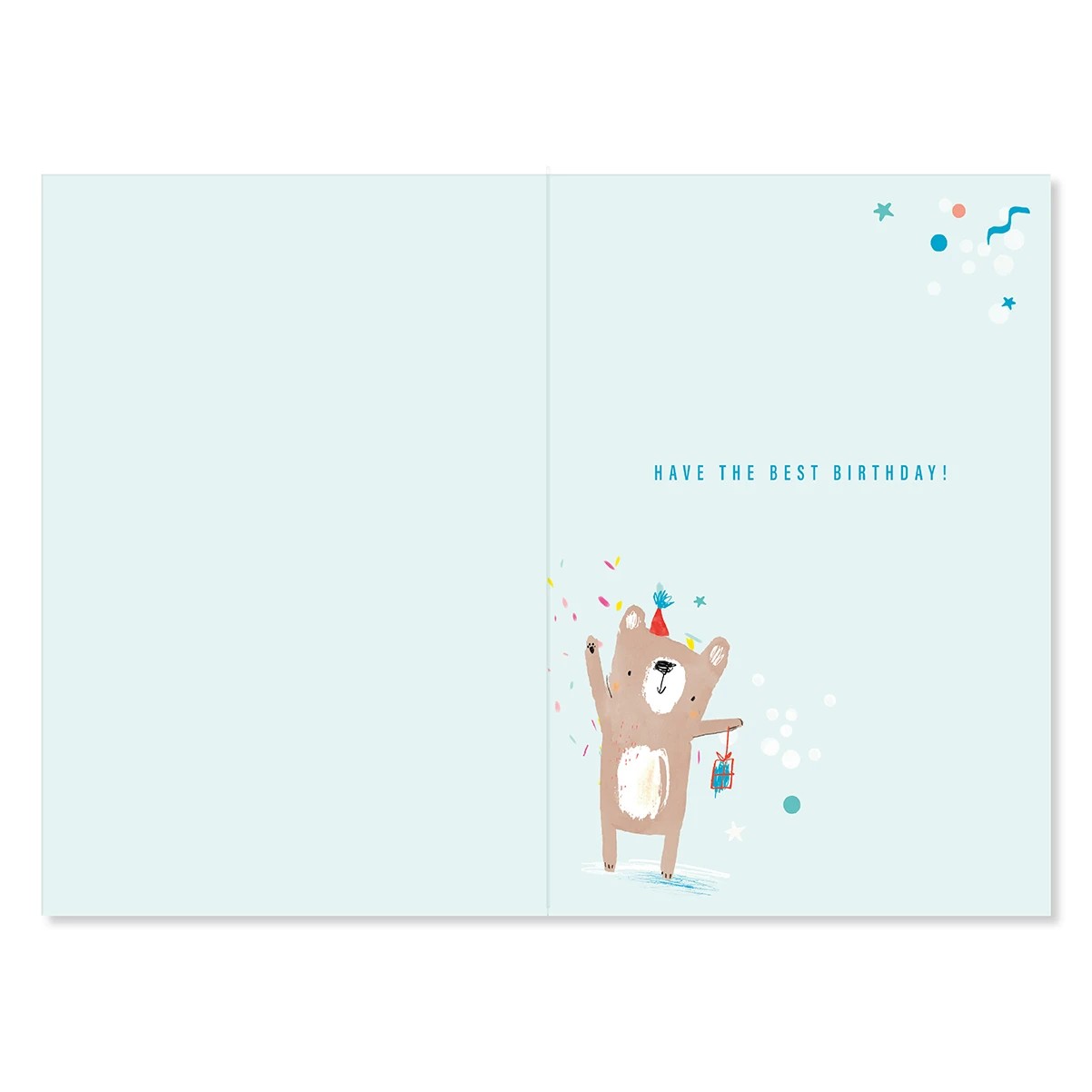 2 Hallmark Birthday Card - Bear Present, 2 of 3