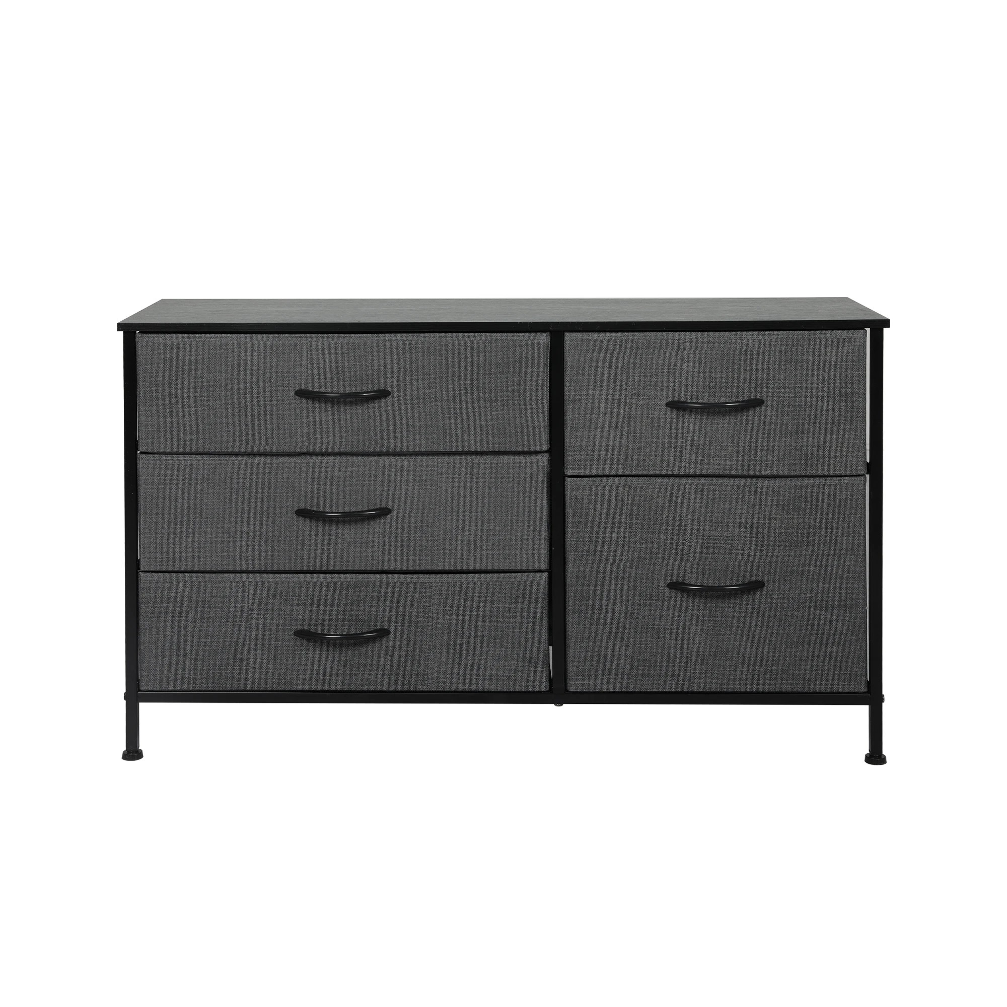2 Levede 5 Drawer Greychest Of Drawers, 2 of 7