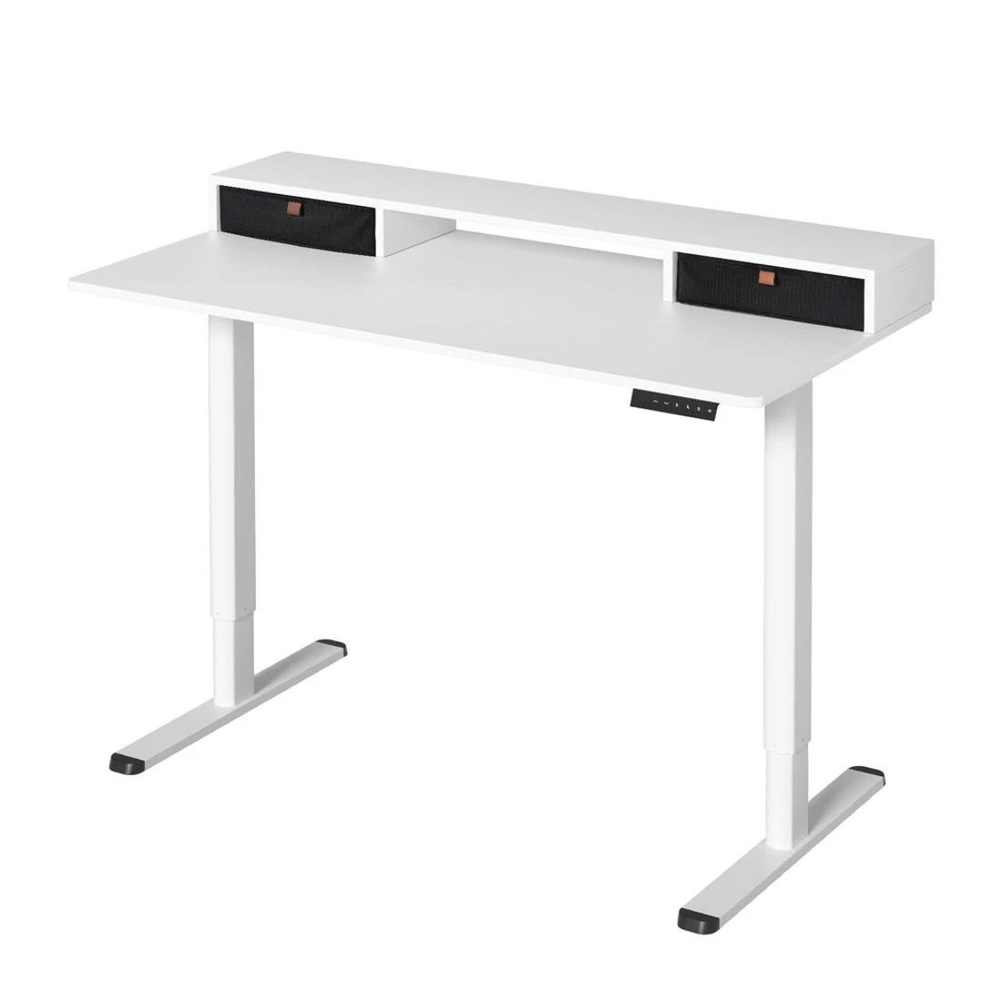 2 Artiss Electric Standing Desk Sit Stand Desks 120CM - White, 2 of 7