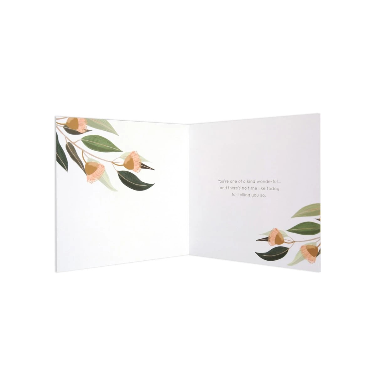 2 Hallmark Birthday Card - Australian Spirit Among The Gum Trees Navy Eucalyptus, 2 of 3