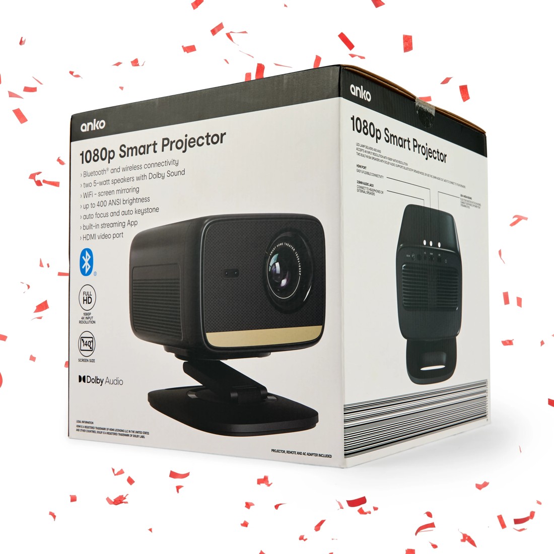 1 1080P FHD Smart Projector, 1 of 10