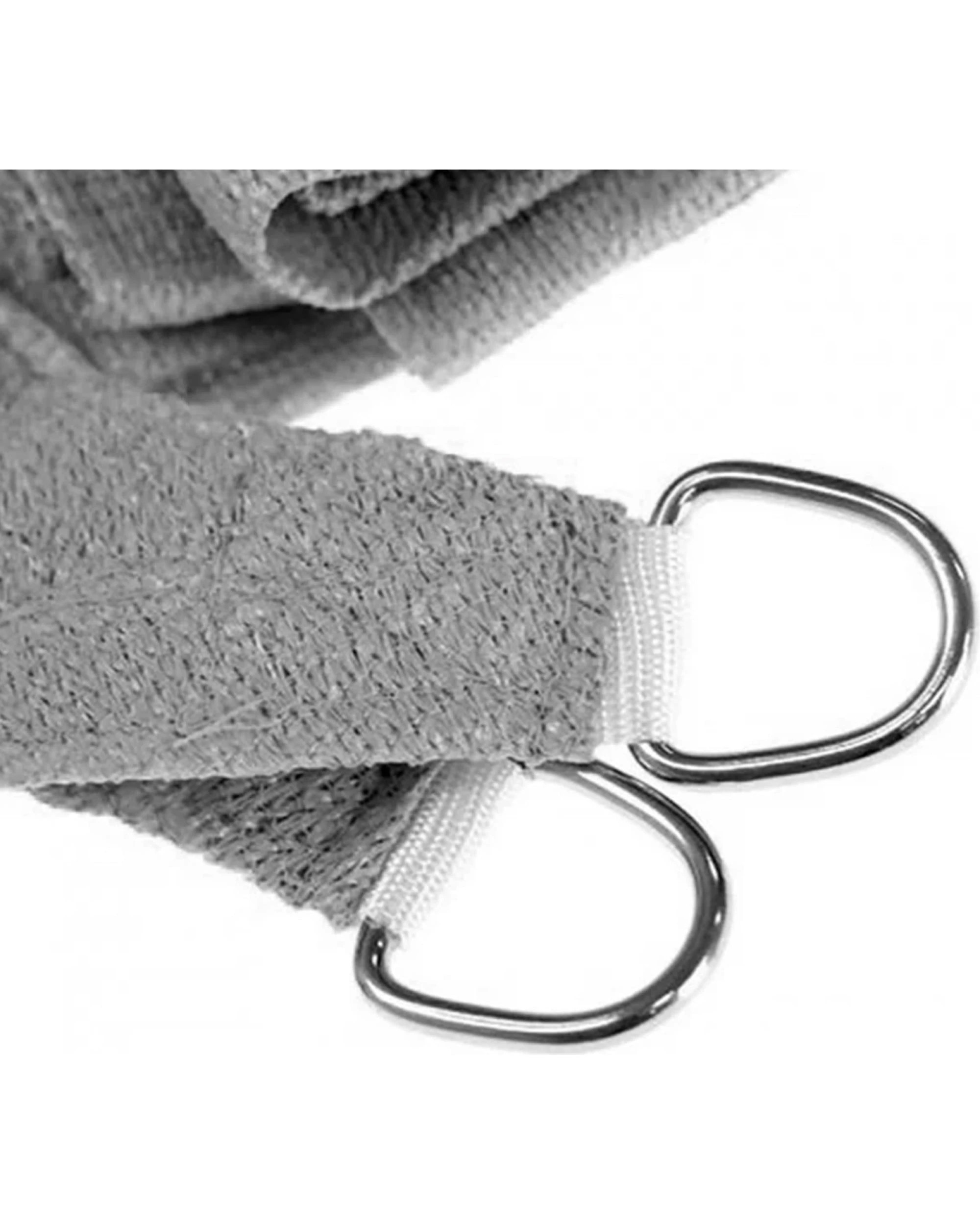 4 Wallaroo 2.5 x 2.5 Shade Sail 280GSM Outdoor Sun Shade Canopy Square Cloth - Grey, 4 of 4