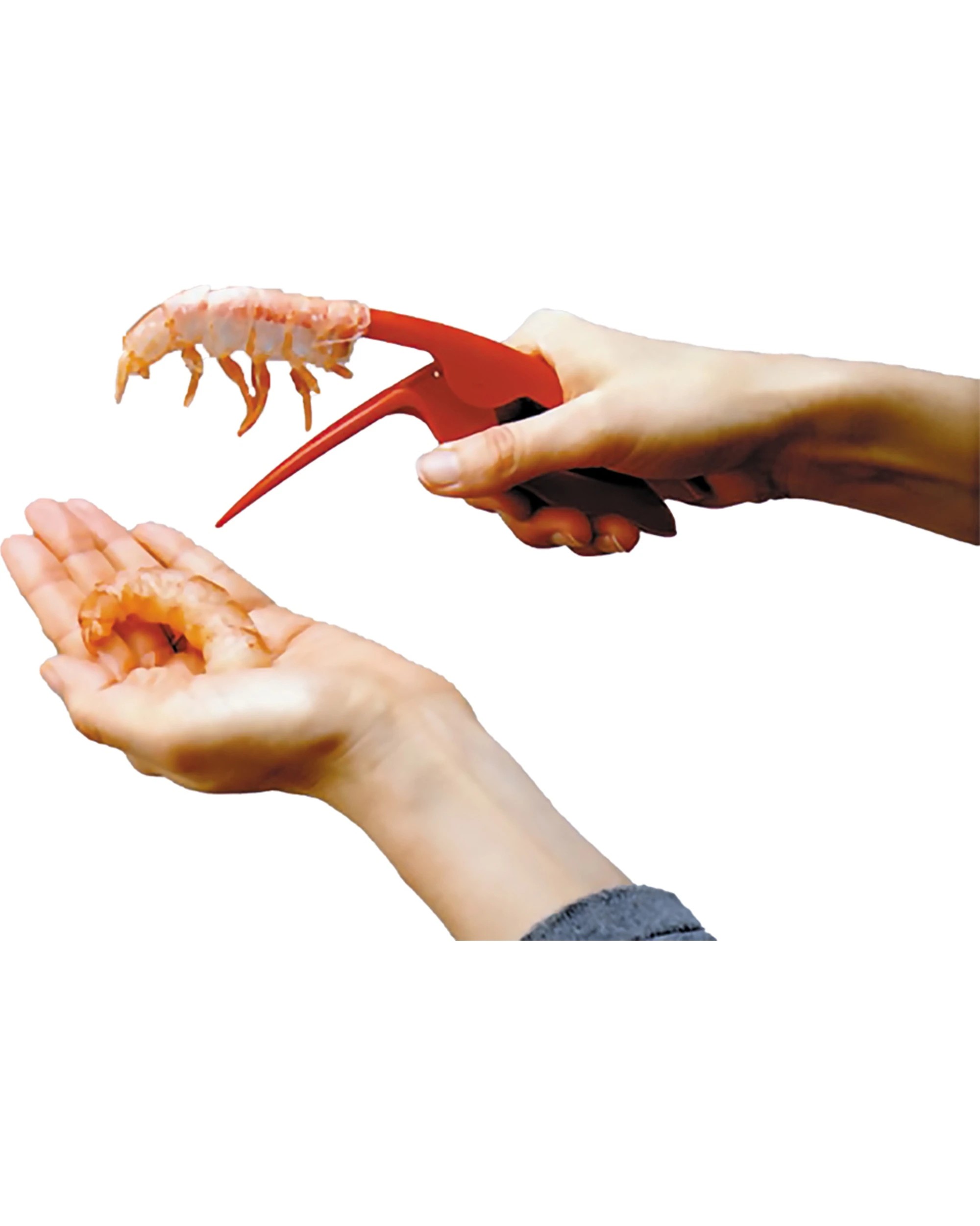 3 Appetito Prawn Peeler Peels And De-Veins Dishwasher Safe Easy To Use - Red, 3 of 3