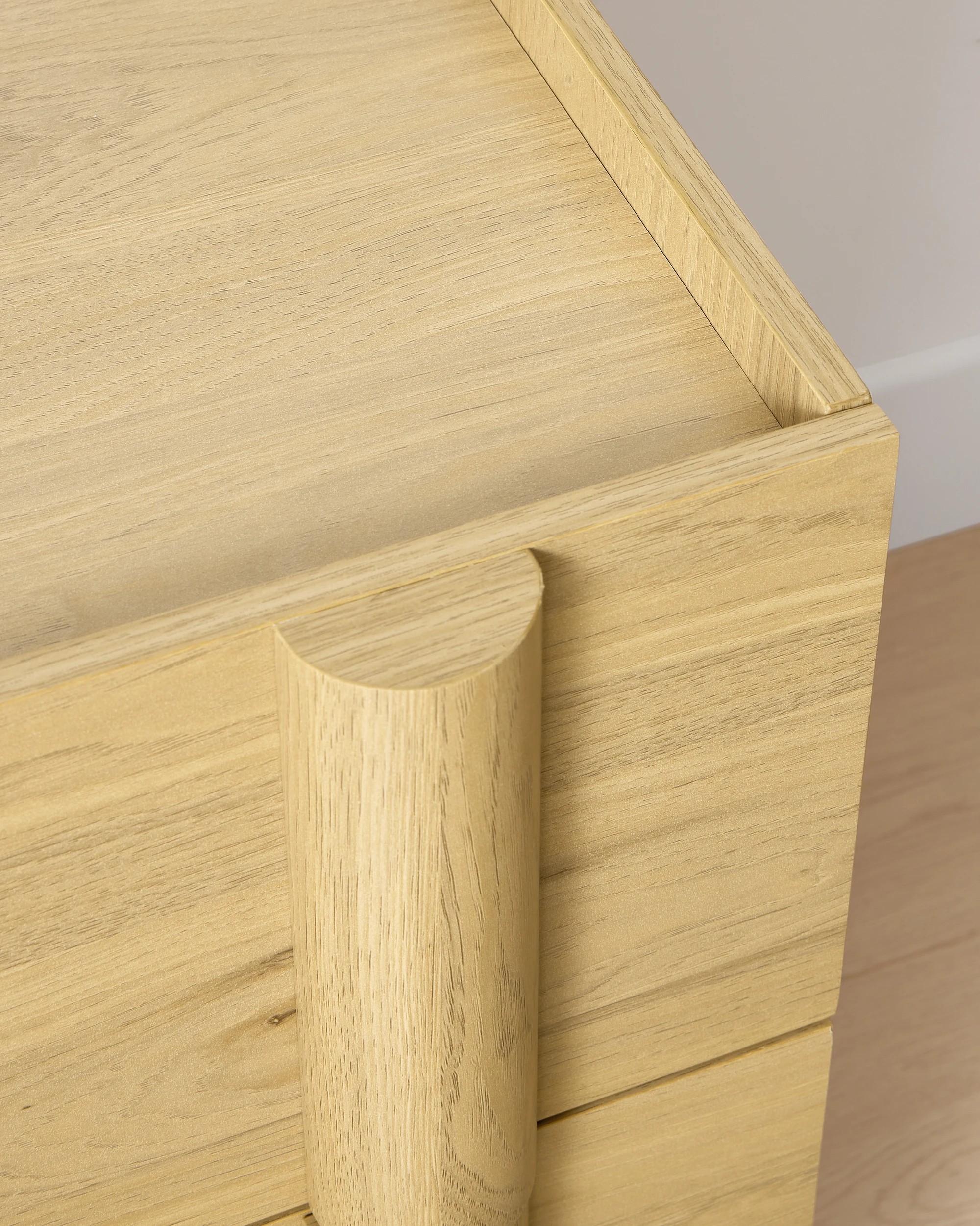 7 Piper 2 Drawer Bedside Table - Oak, 7 of 10