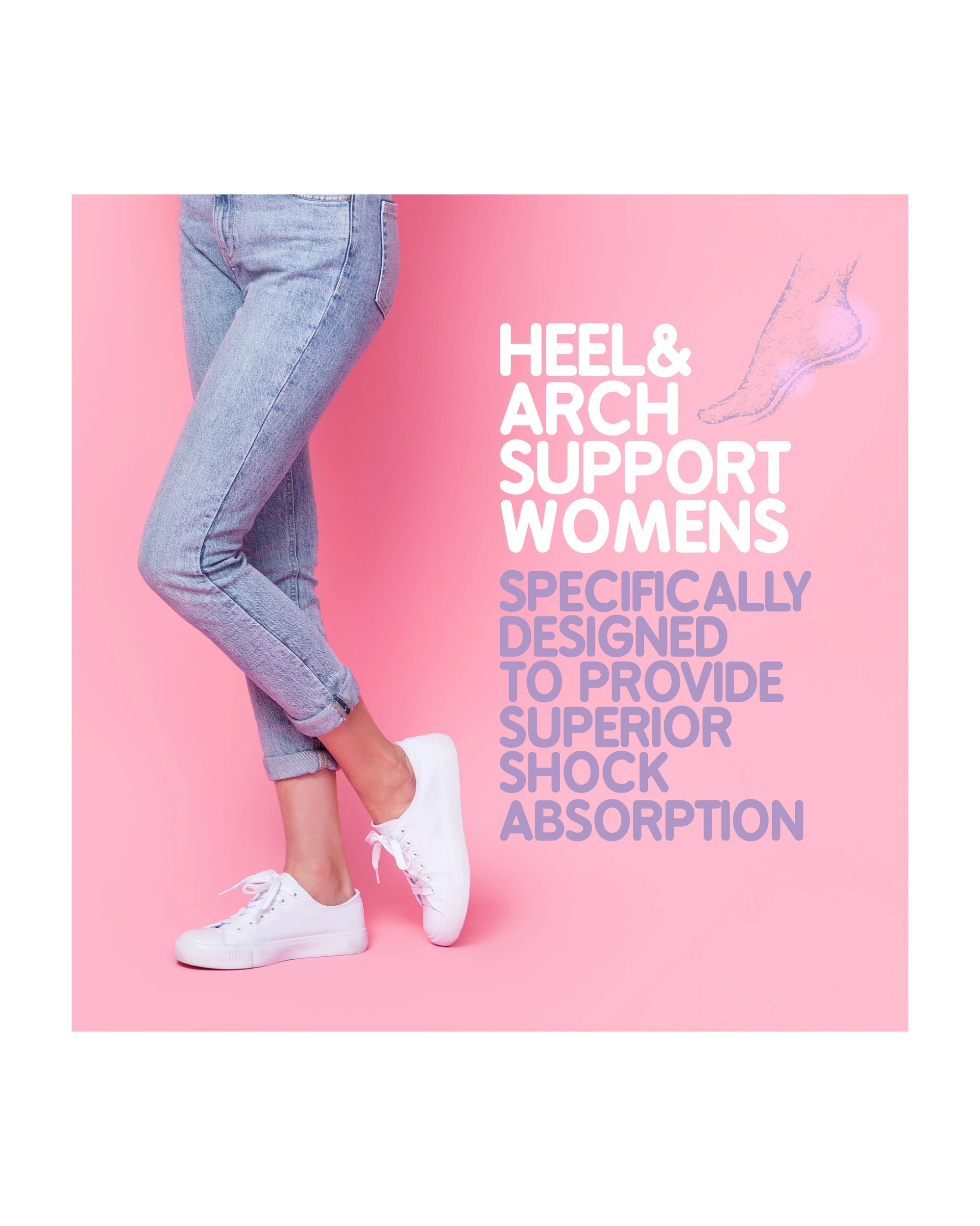 5 Footcare Maseur Heel and Arch Support Insoles, 5 of 5