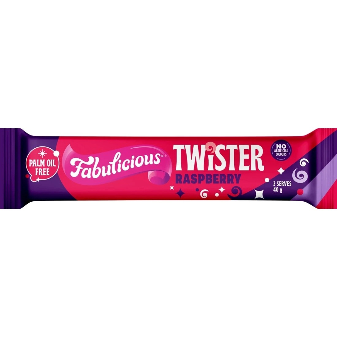1 RJ's Fabulicious Raspberry Twister 40g, 1 of 2