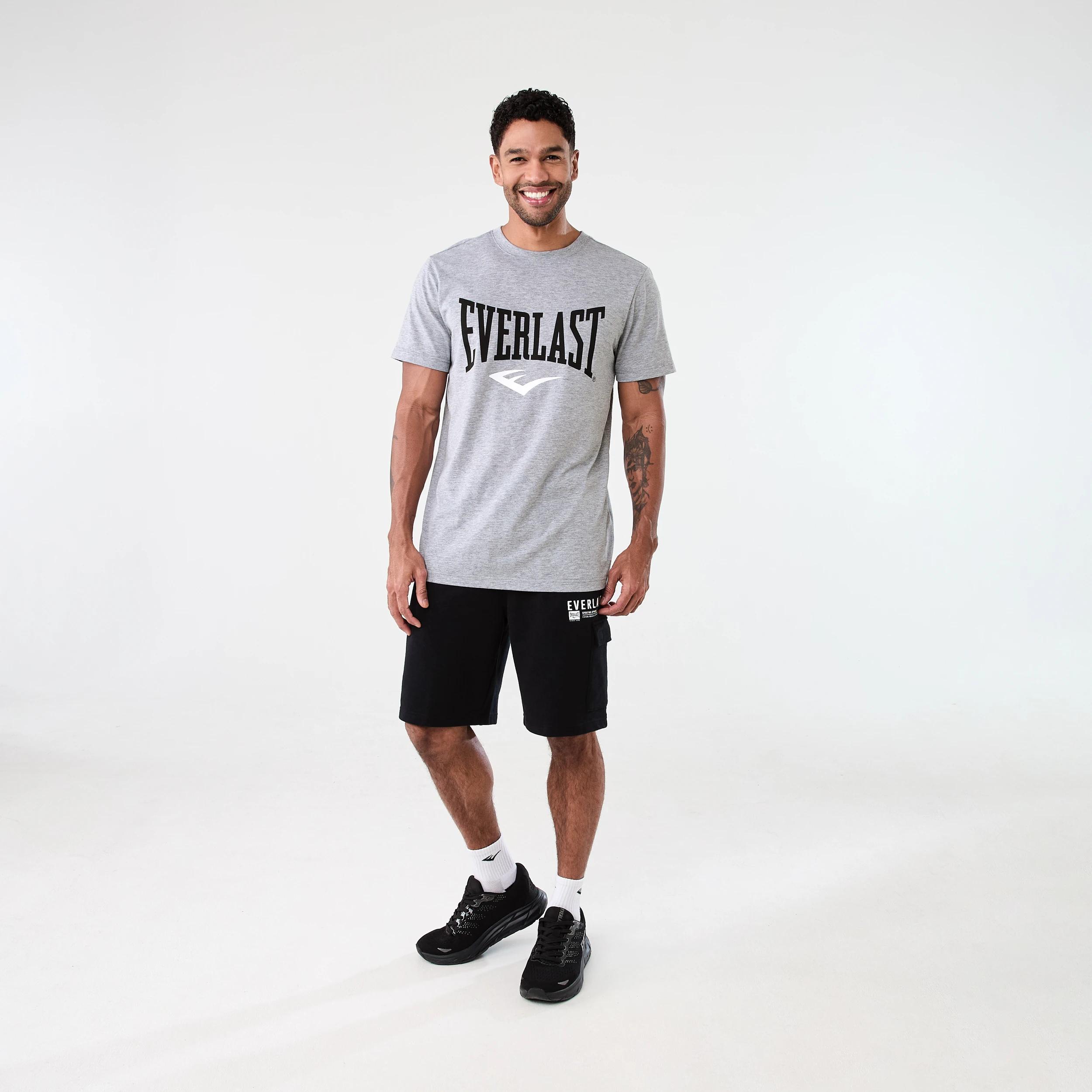 6 Everlast Mens Boxing T-shirt EVERLAST GREY MARLE, 6 of 6