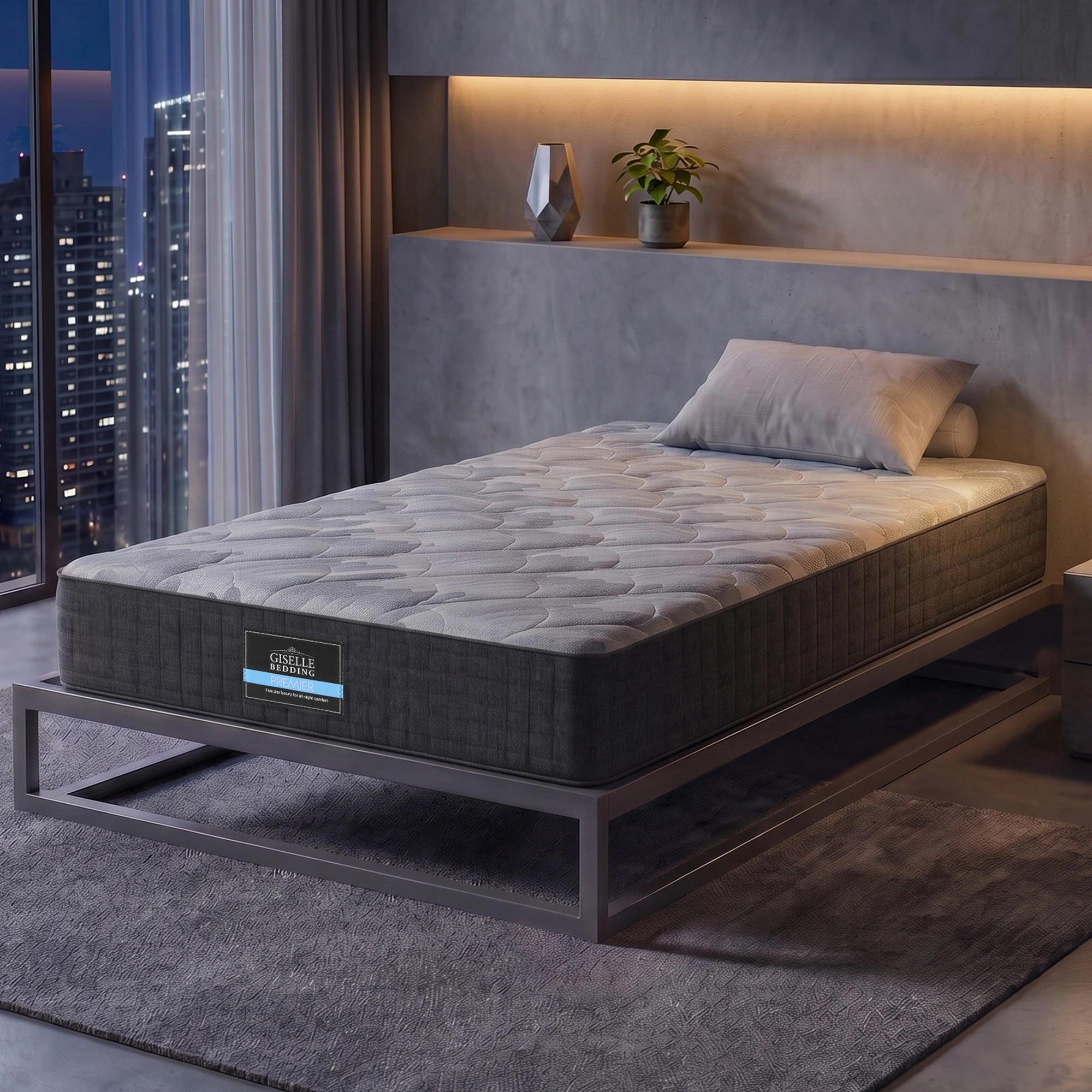 2 Giselle Bedding 30cm Mattress with Edge Support and 5-Zone Comfort - Single Bed - Multi, 2 of 9
