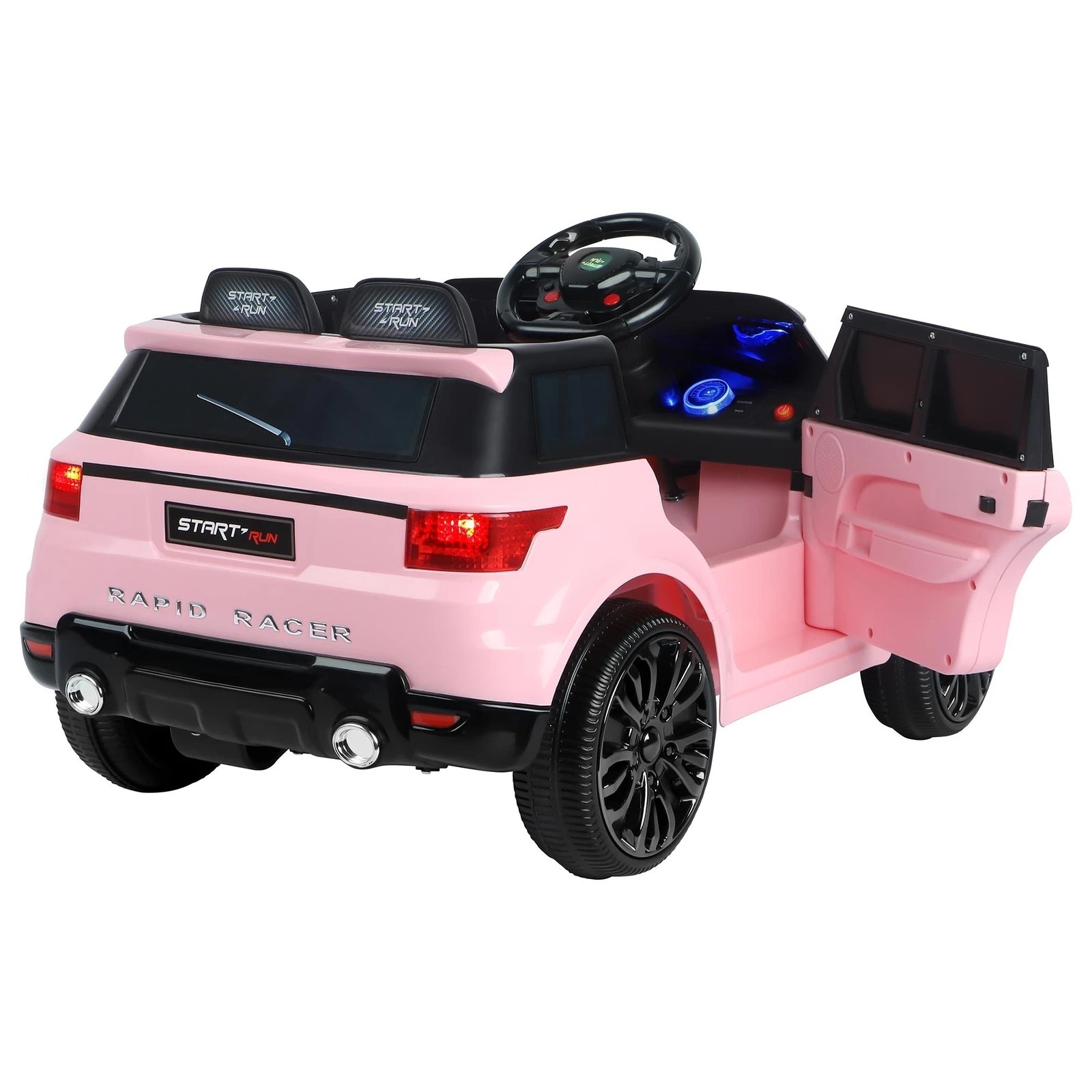 9 Alfordson Kids Ride On Car 12V Eletric Motor Remote Car Toy MP3 LED Light - Pink, 9 of 10