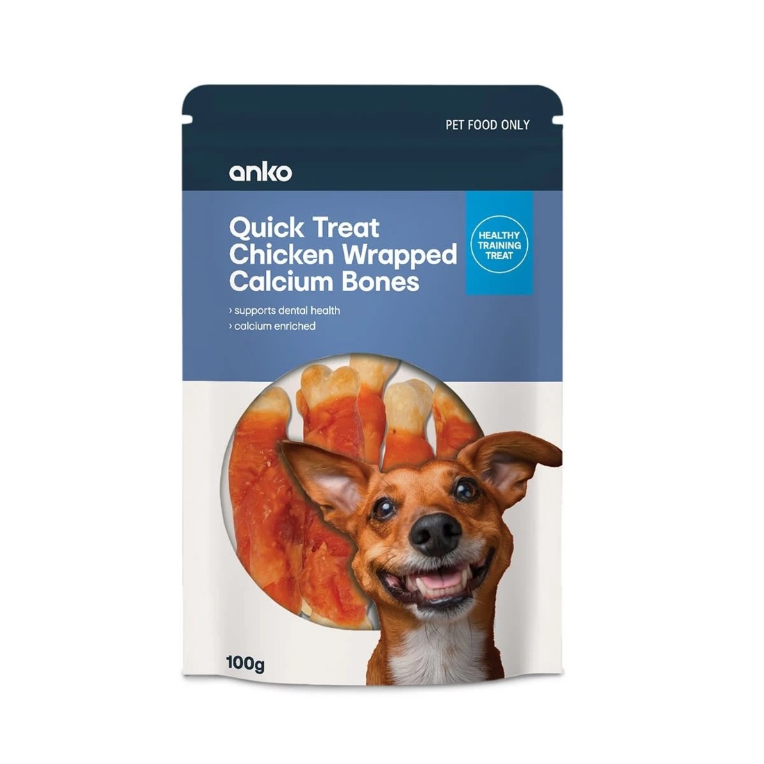 1 Pet Treat Chicken Wrapped Calcium Bones, 1 of 3