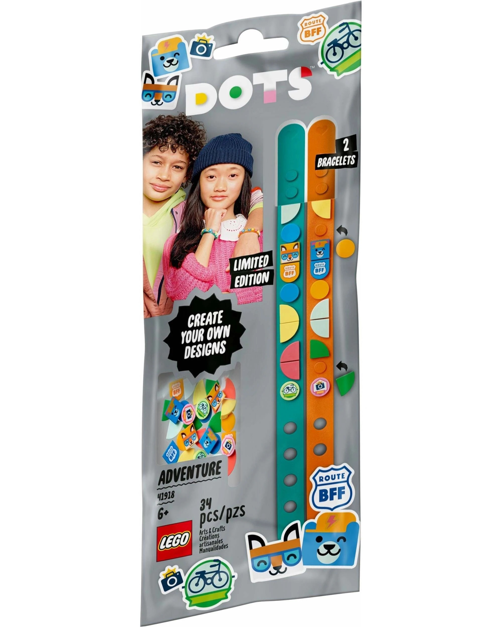 1 LEGO 41918 Adventure Bracelets - DIY Craft Kit, 1 of 5