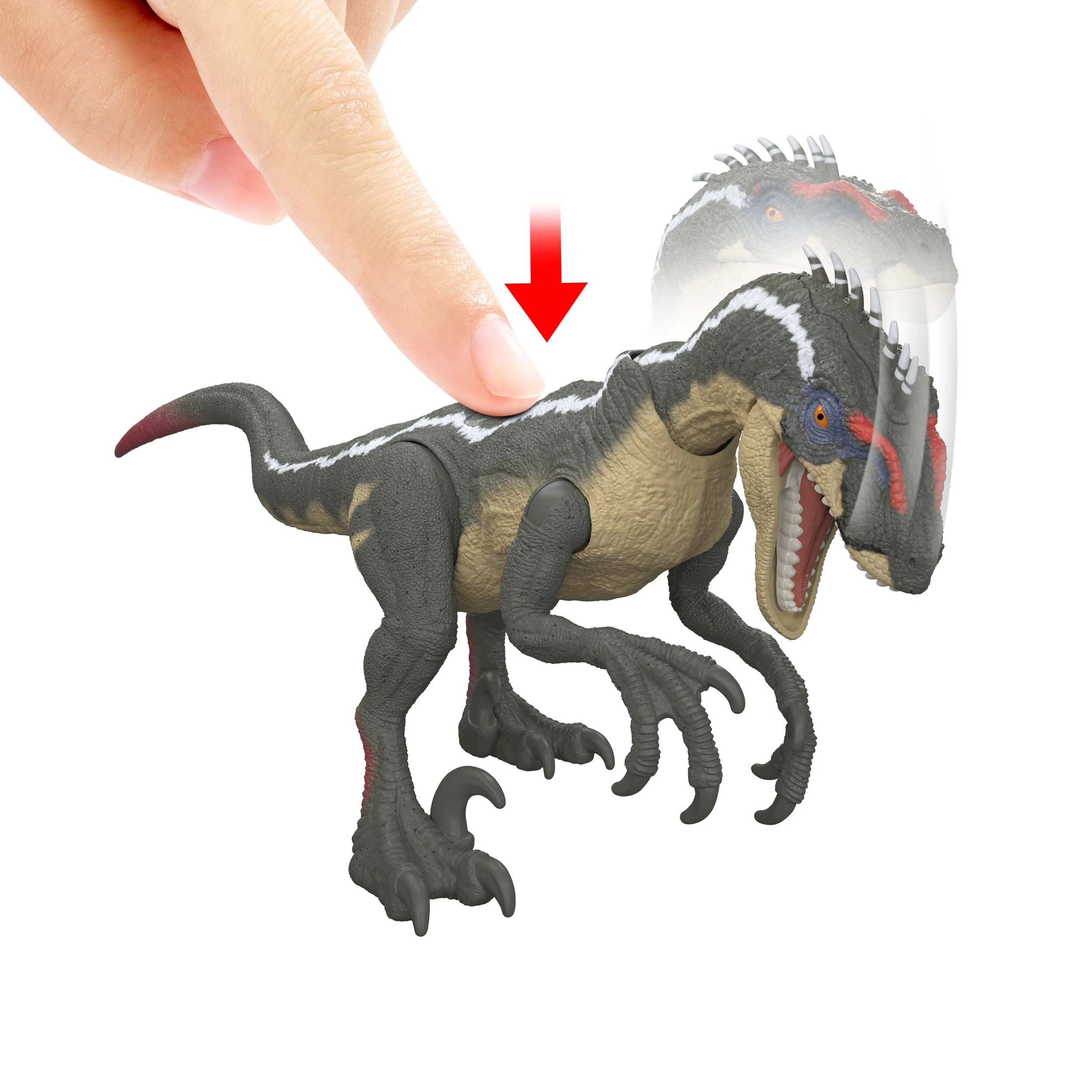 3 Jurassic World Jurassic Park I, II and III Velociraptor Trilogy Set, 3 of 6