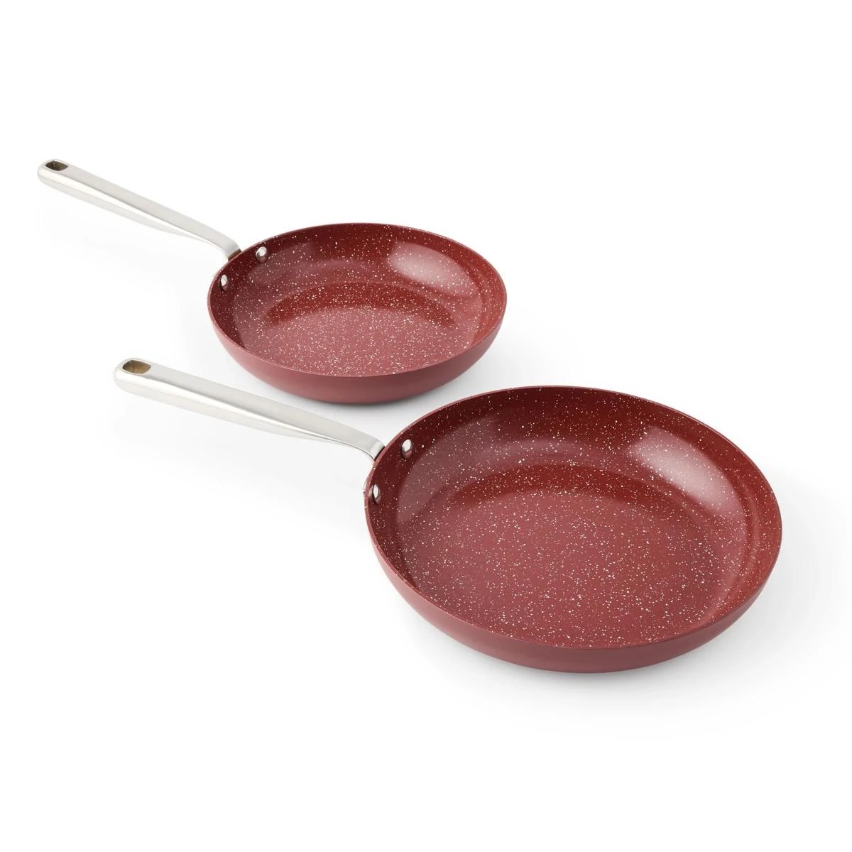 2 2 Pack Ceramic Coated Fry Pans - Port, 2 of 8