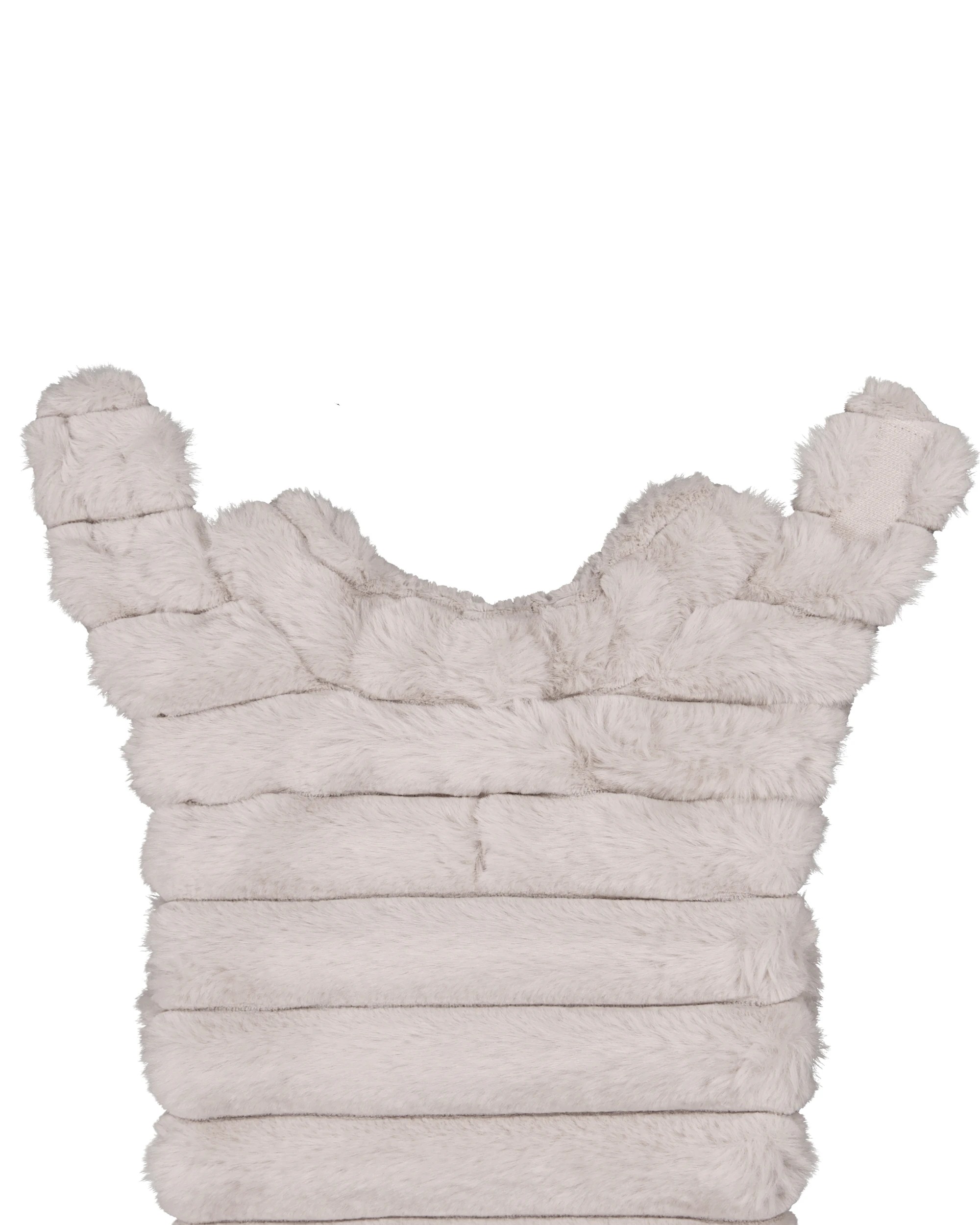 9 Pet Ribbed Vest- Small, Almond, 9 of 10
