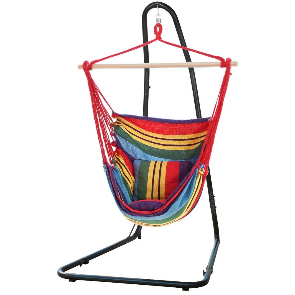 1 Gardeon Hammock Chair with Heavy Duty Steel - Multi, 1 of 6
