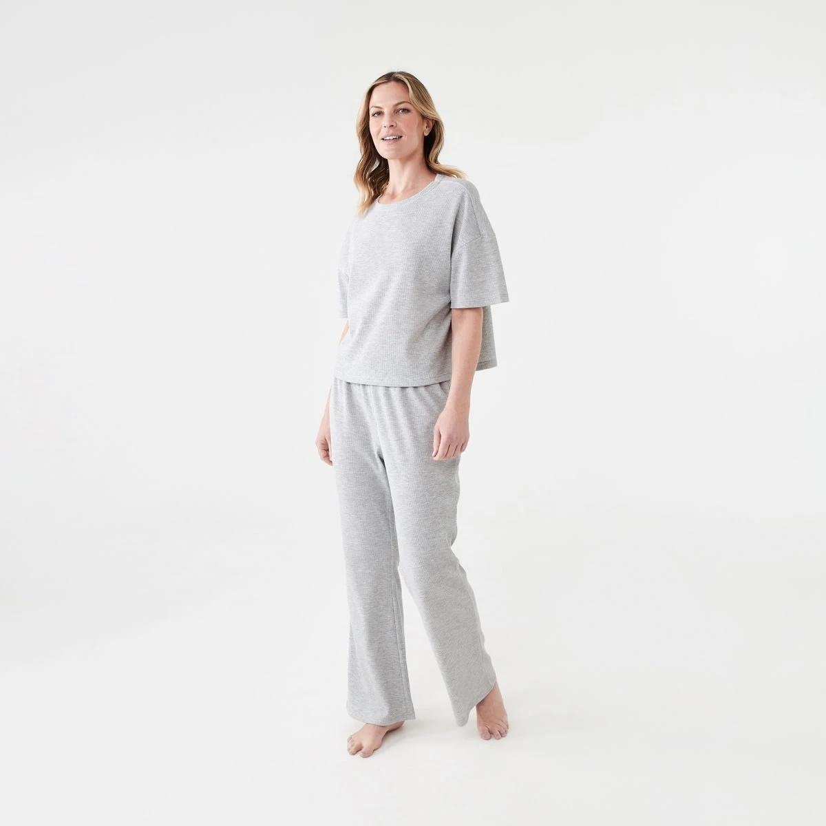 5 Waffle Pants SILVER MARLE, 5 of 5
