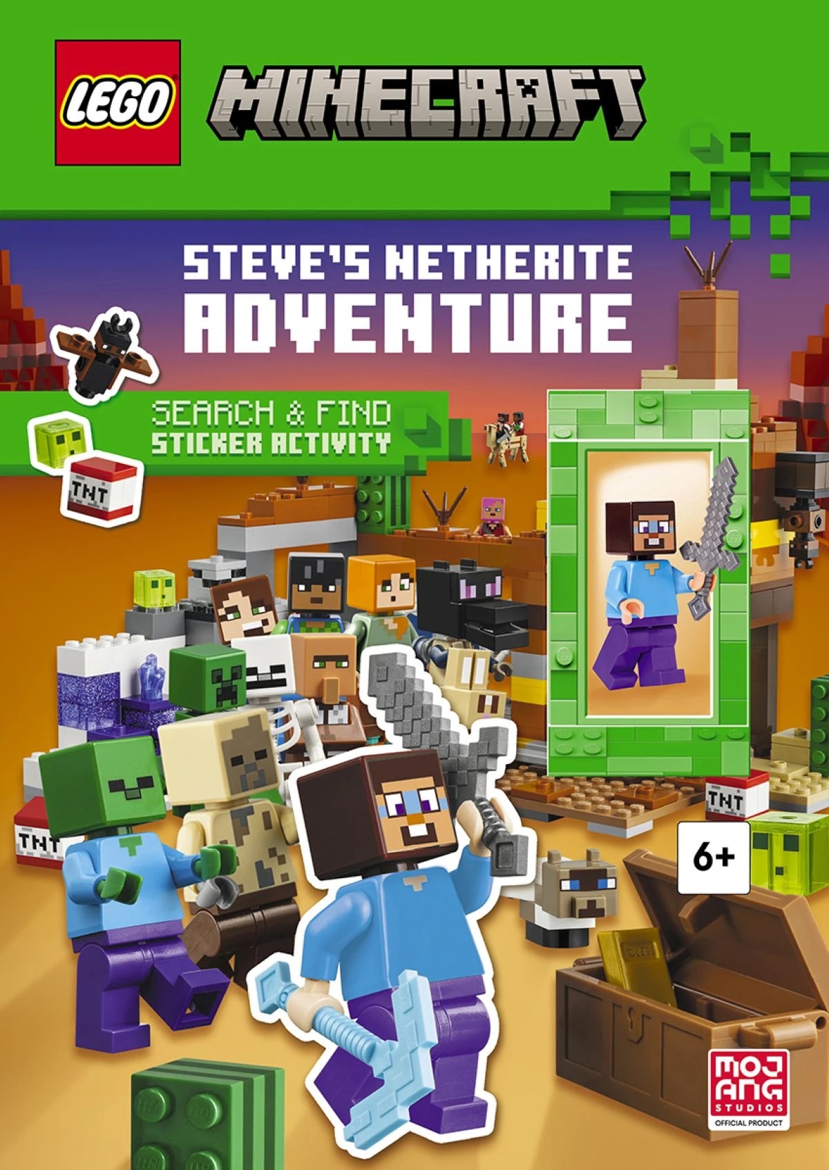 1 LEGO Minecraft: Steve's Netherite Adventure - Book