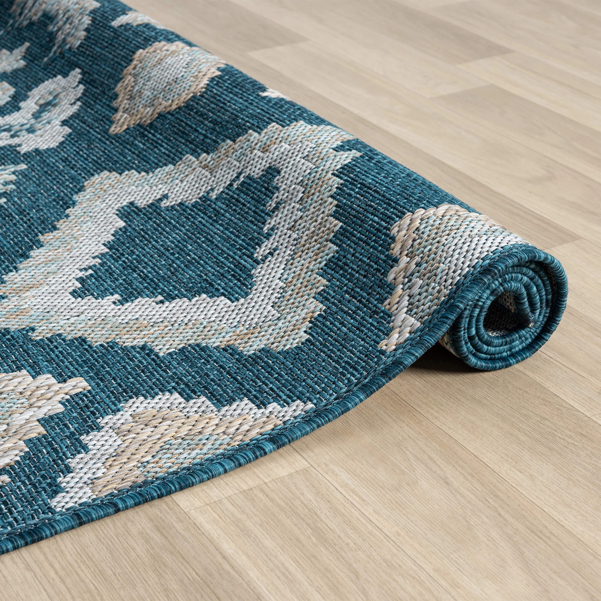9 La Grace Home Cascade Premium Runner - 80x150cm - Turquoise, 9 of 9