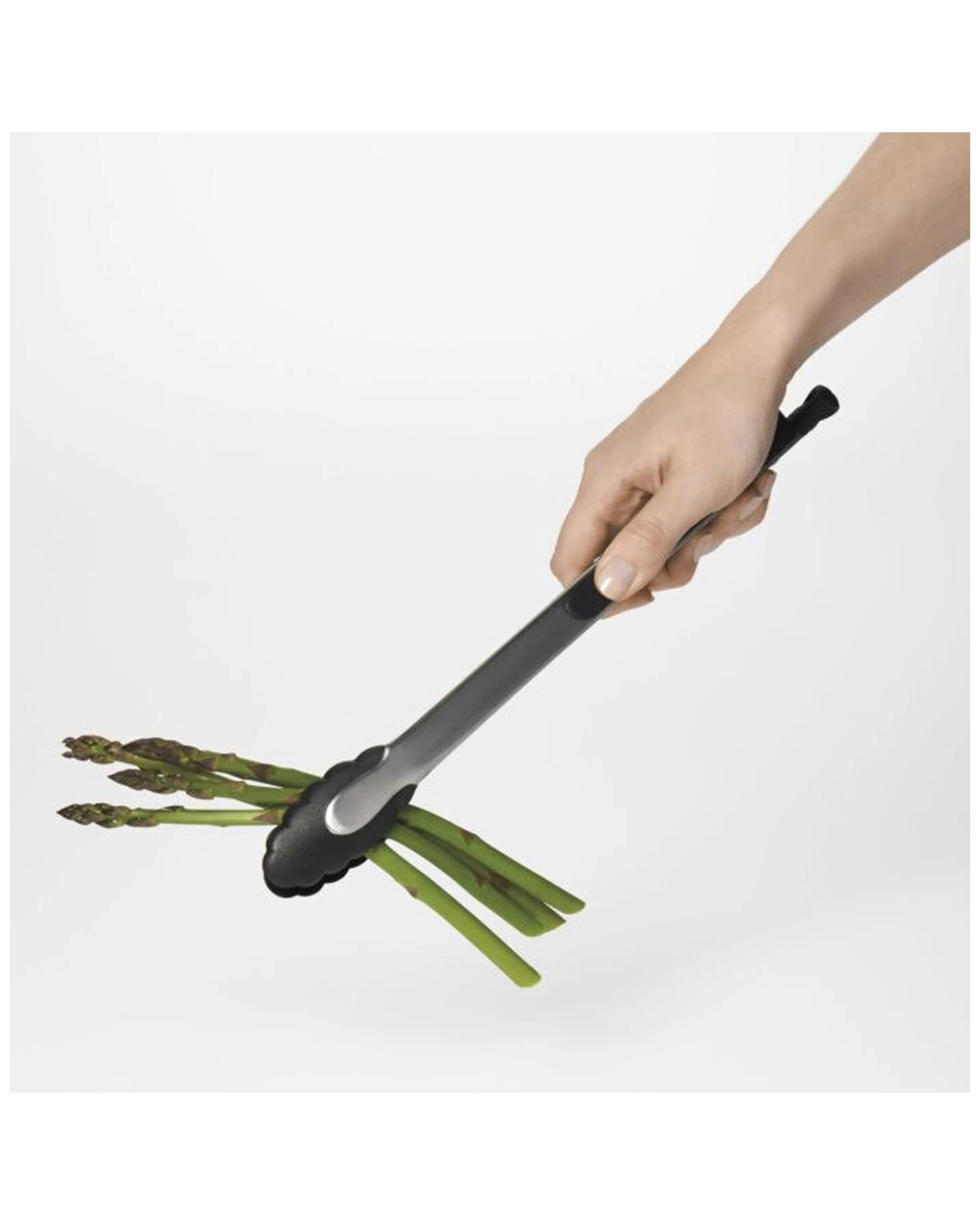 3 Oxo Good Grips 30cm Tongs Nylon Head Stainless Steel Locking Heat Resistant - Silver, 3 of 6