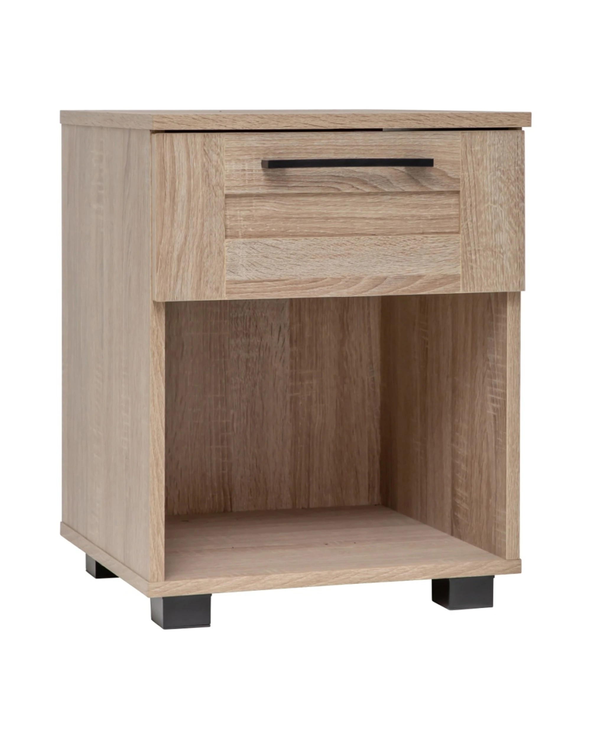1 Alpine Bay Montreal Bedside Table 1 Drawer - Natural, 1 of 8