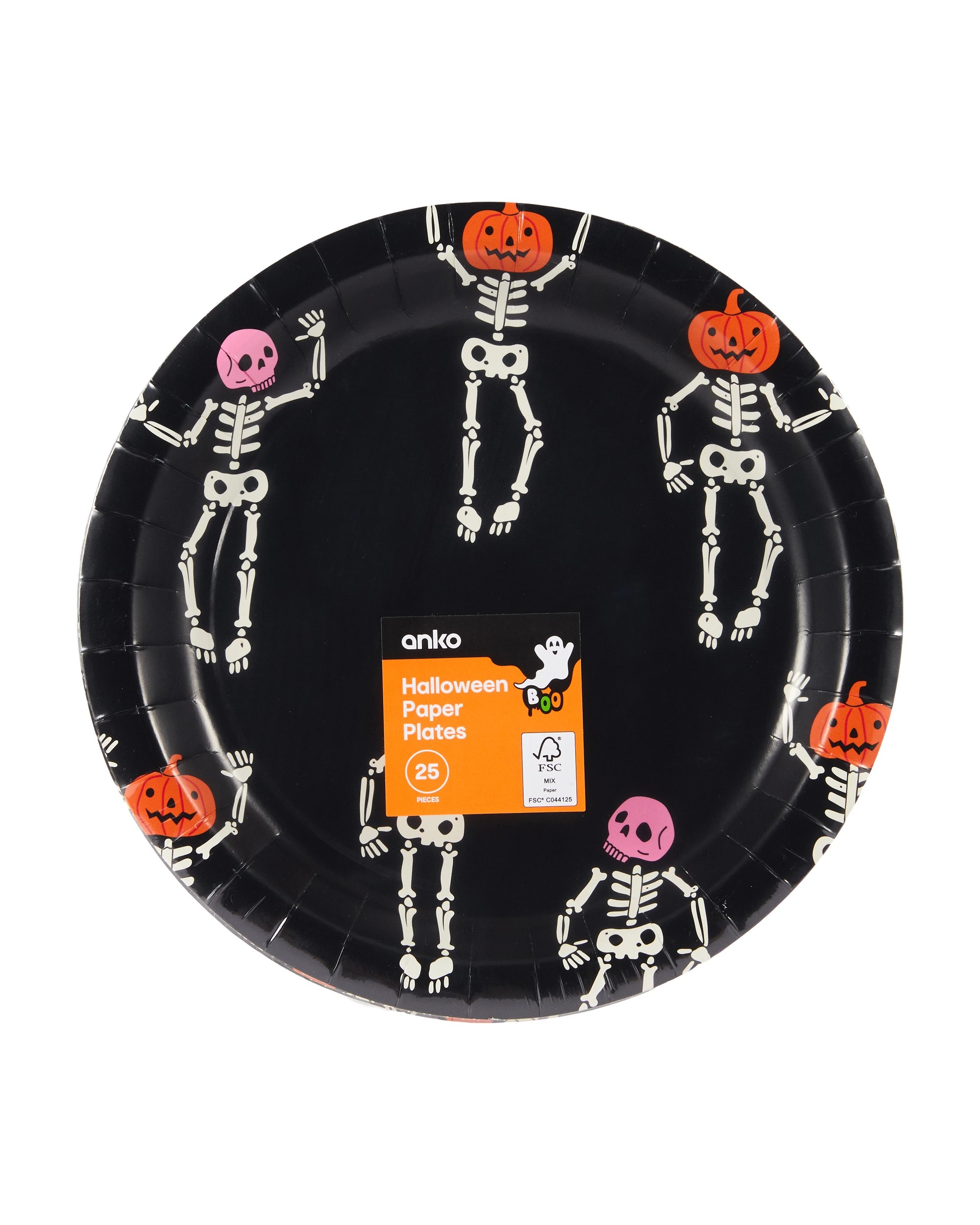 4 25 Piece Halloween Paper Plates, 4 of 4