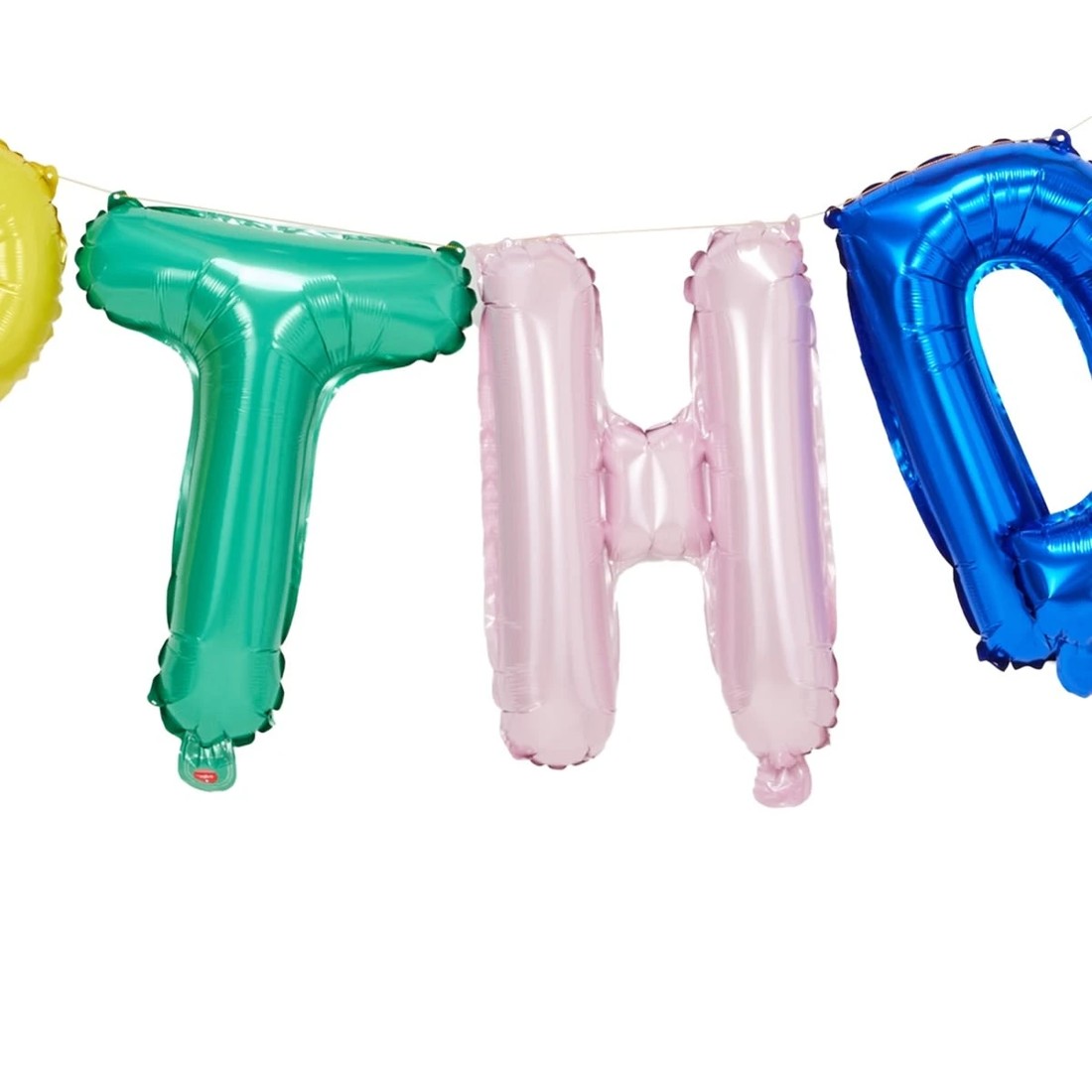 2 Bright Happy Birthday Foil Balloon, 2 of 4