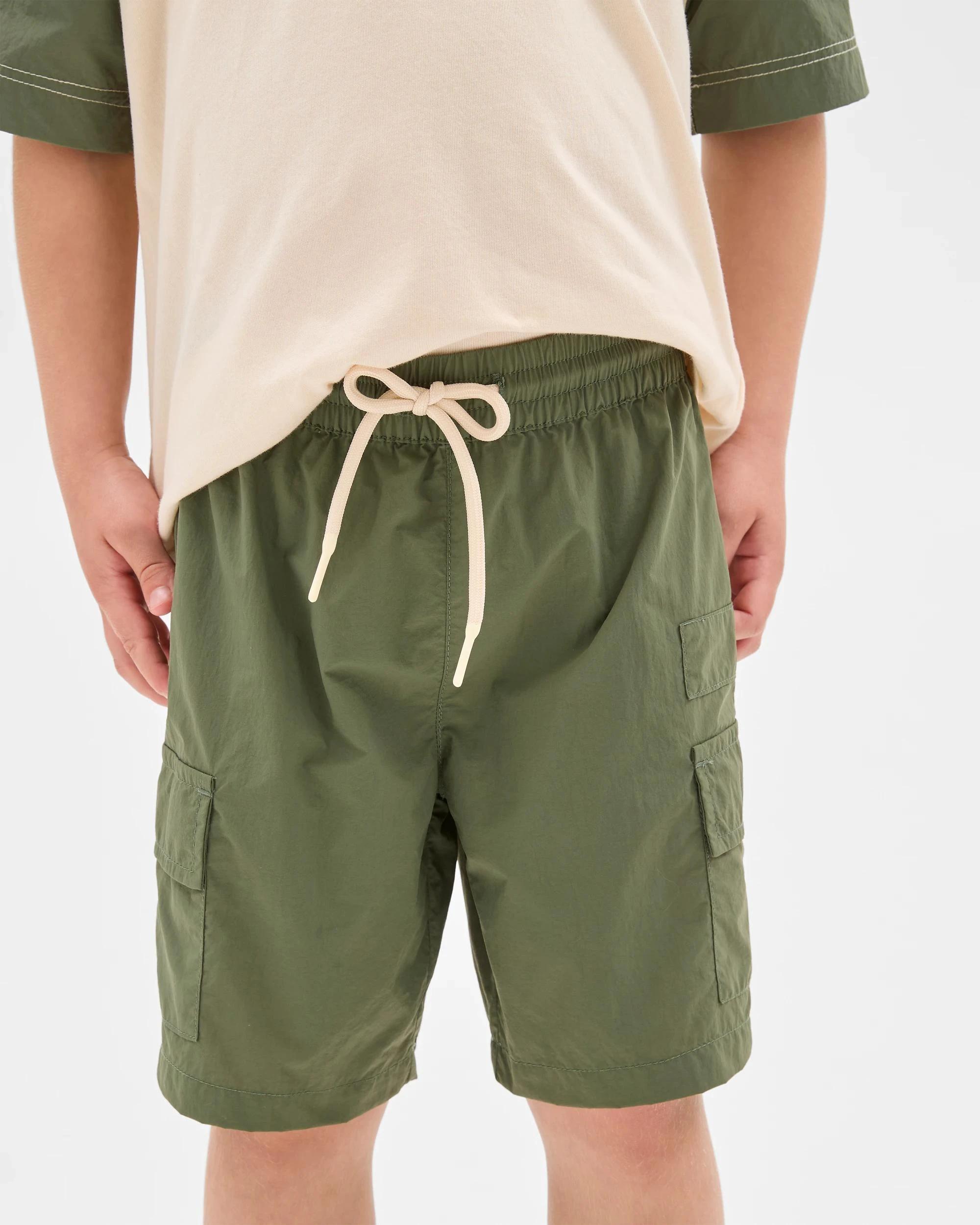 5 Target Recycled Nylon Cargo Shorts KHAKI, 5 of 7