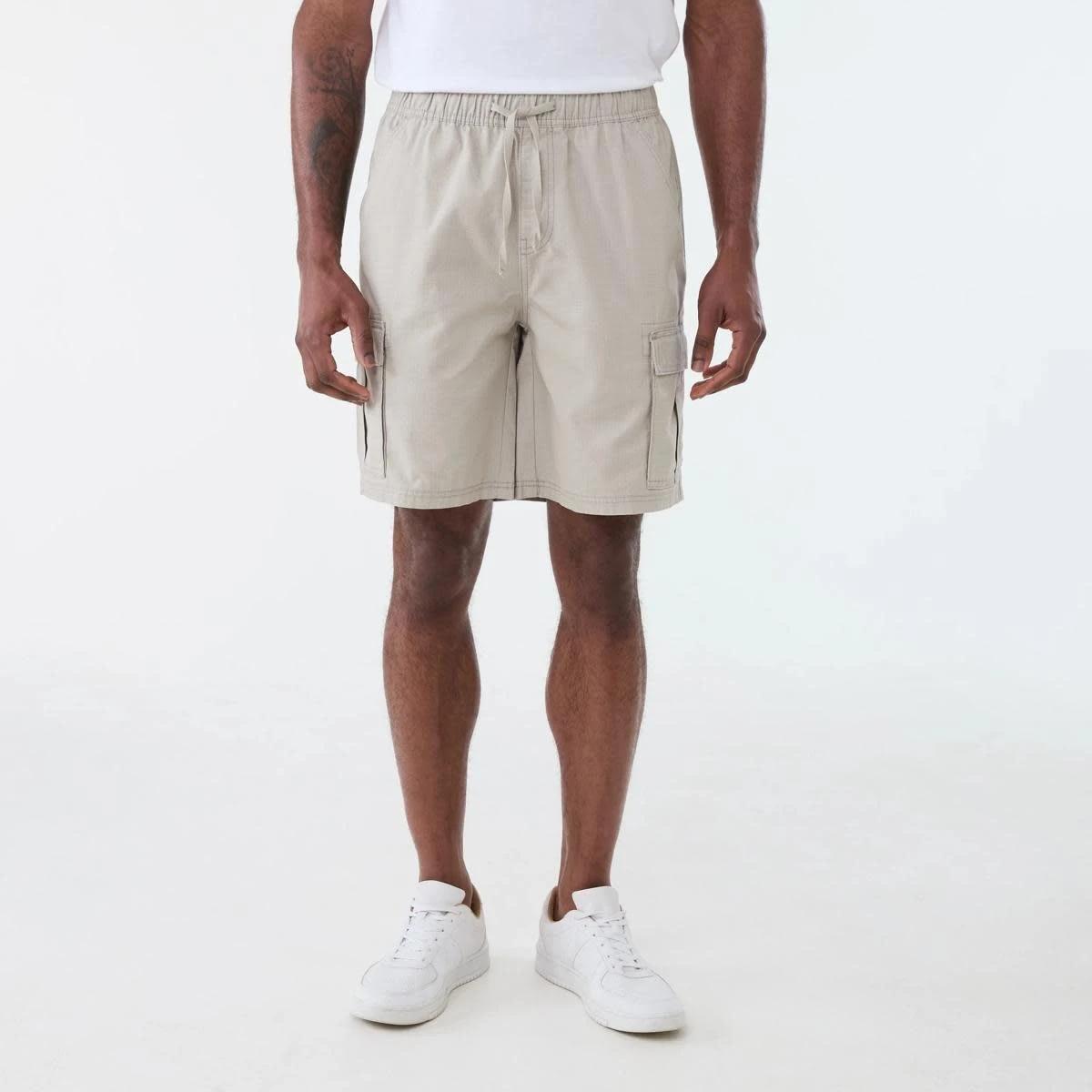 6 Textured Cargo Shorts SPACE DUST, 6 of 6