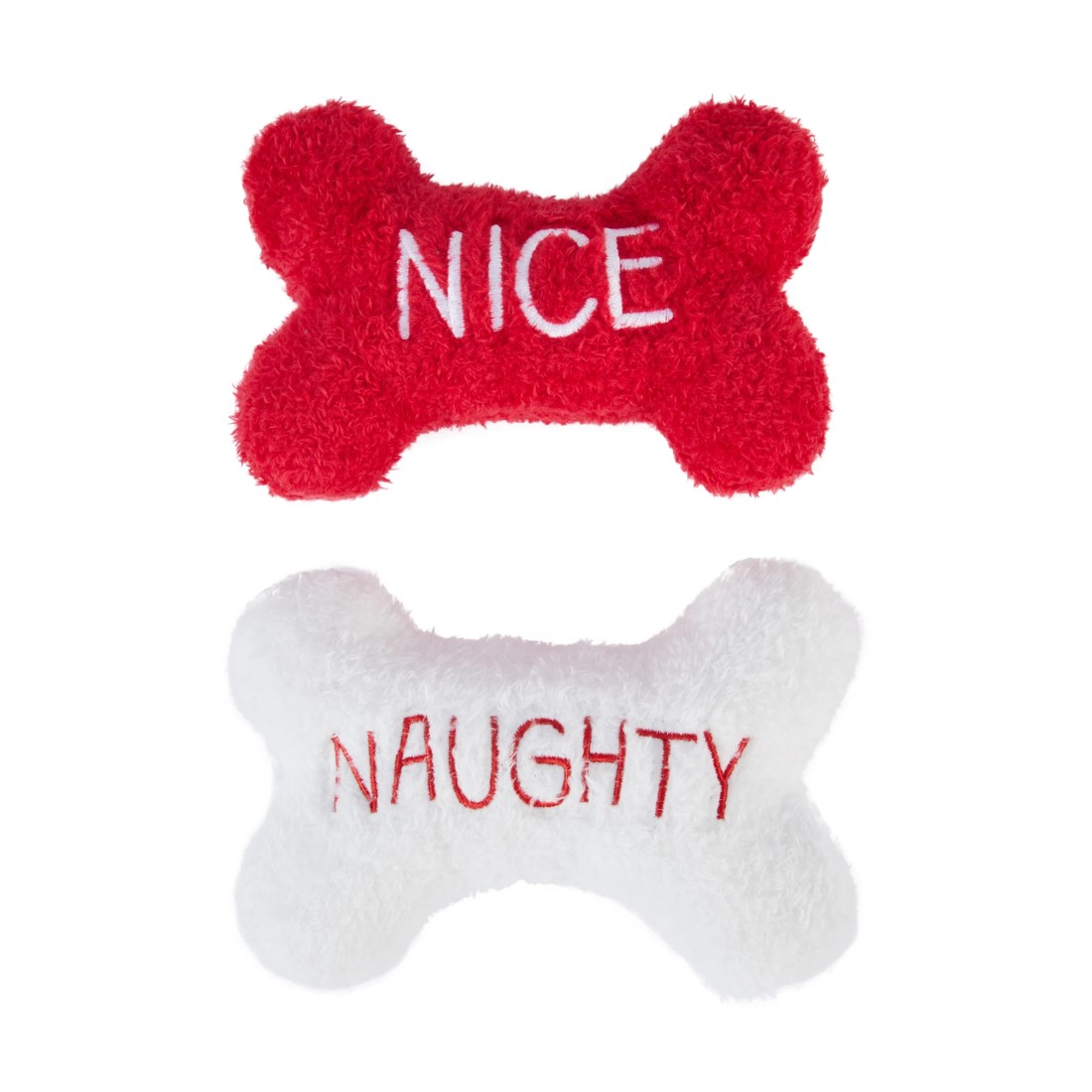 2 2 Pack Christmas Bone Pet Plush Toy, 2 of 6