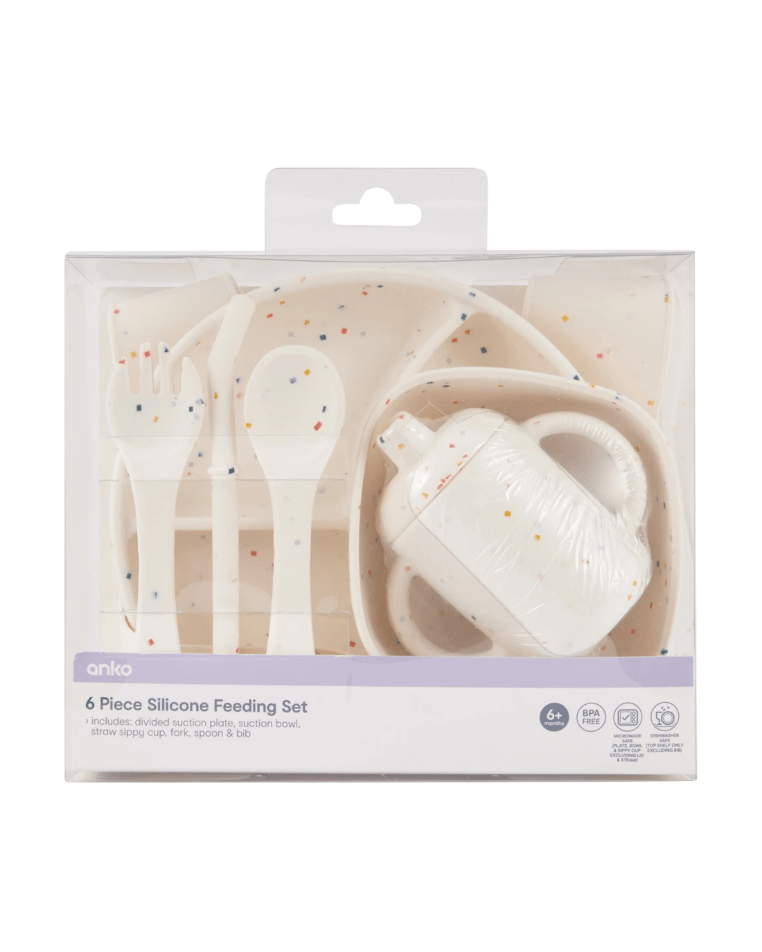 9 6 Piece Silicone Feeding Set, 9 of 9