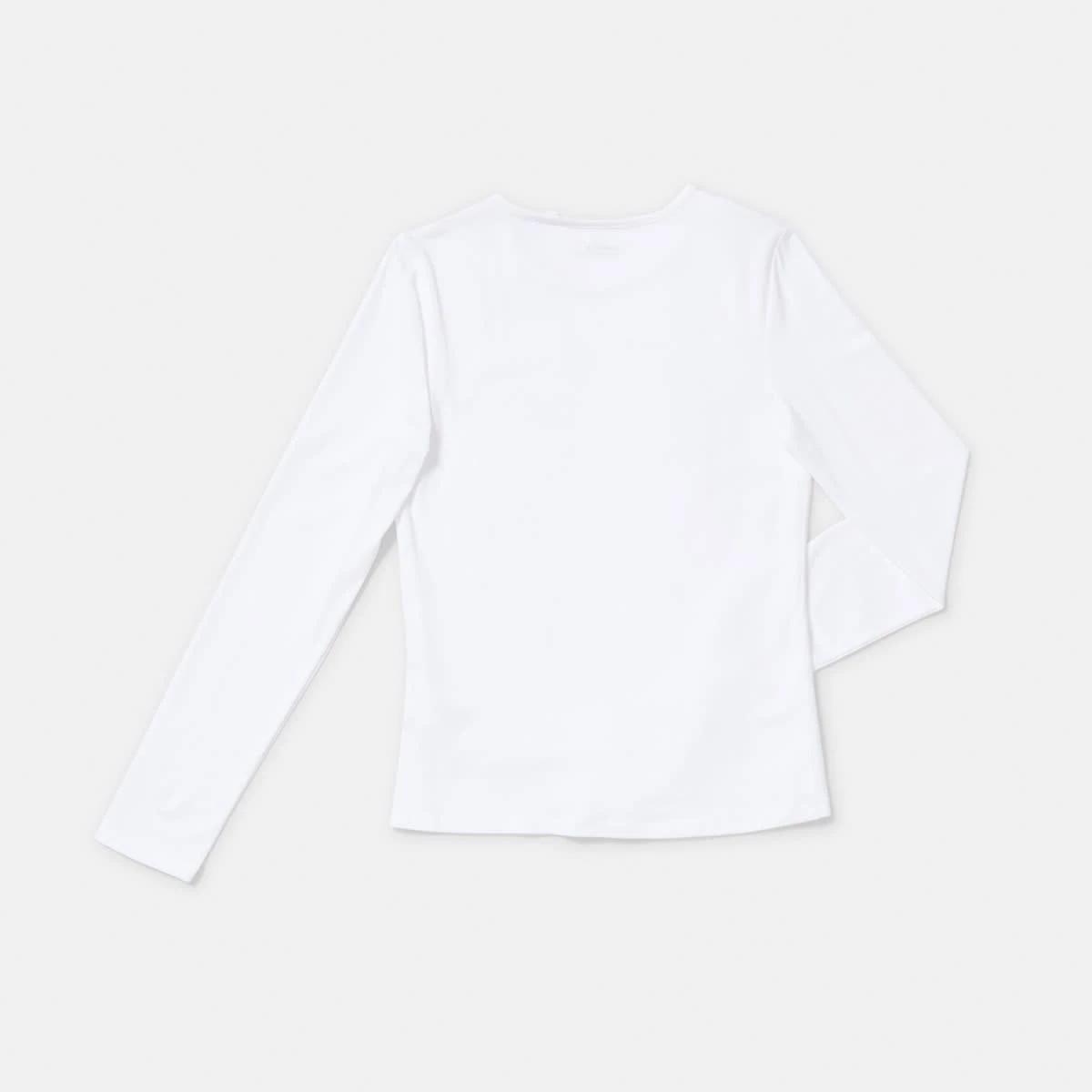 8 Plain Long Sleeve Top White, 8 of 8