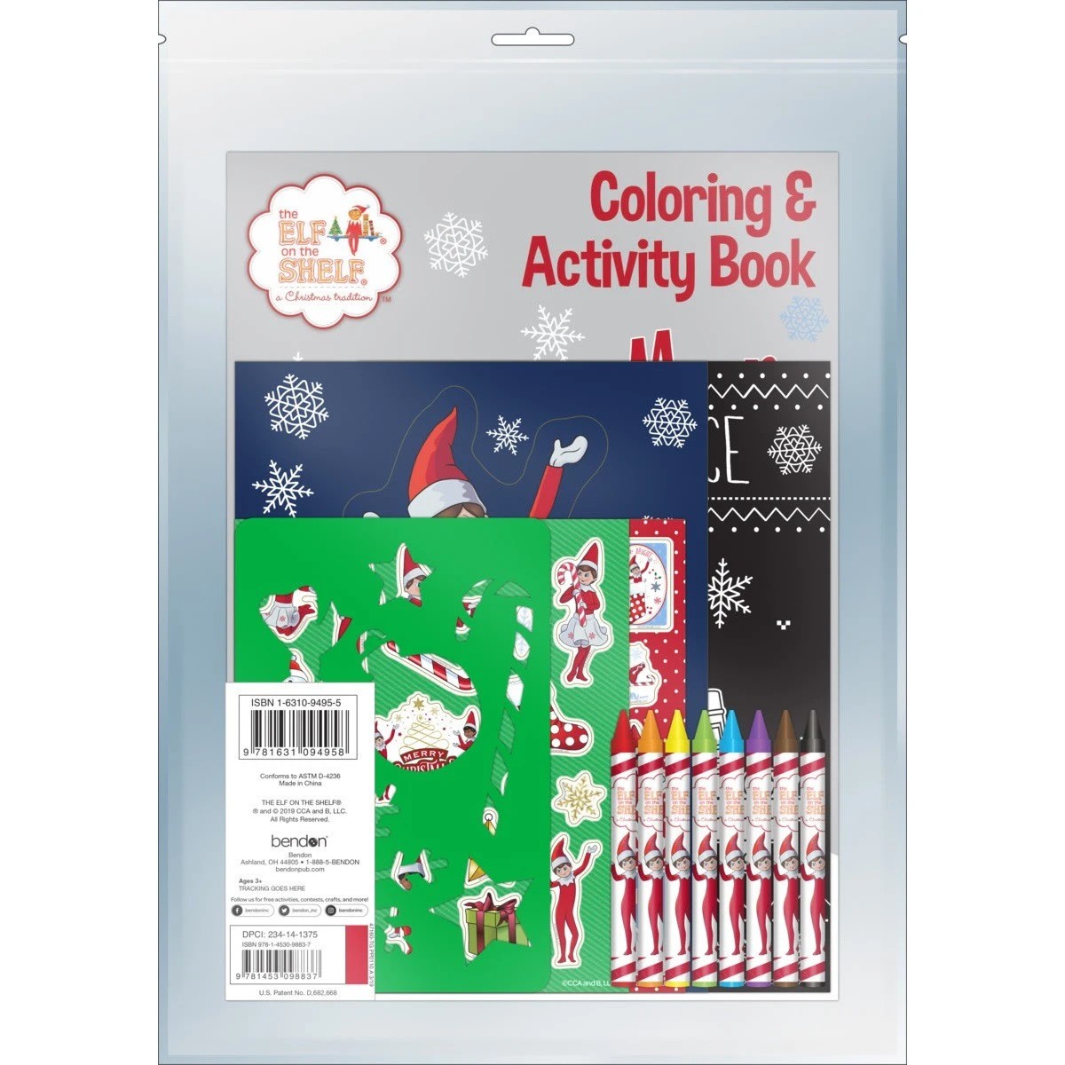 3 The Elf on The Shelf: A Christmas Tradition Play Pack Grab and Go Colouring and Activity Book, 3 of 3