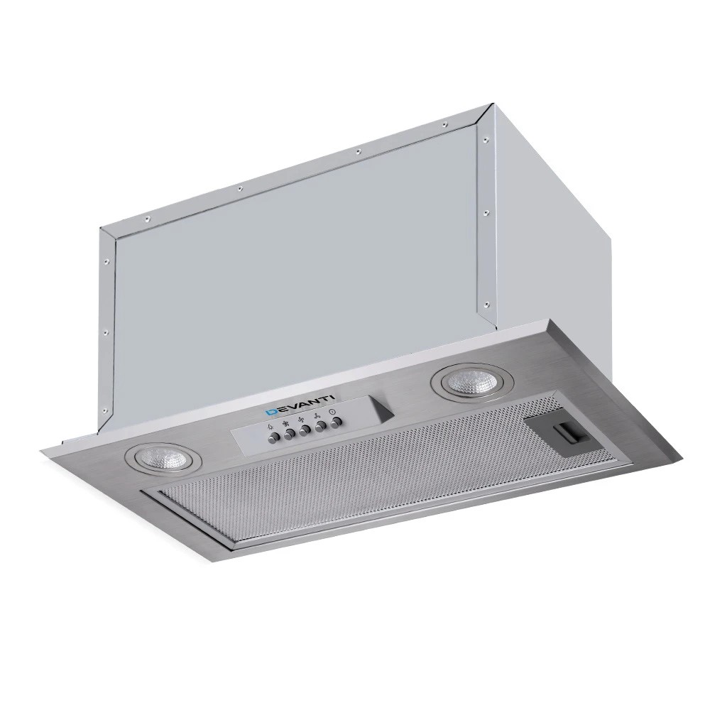 1 Devanti 520mm Range Hood 52cm Rangehood Stainless - Silver, 1 of 6