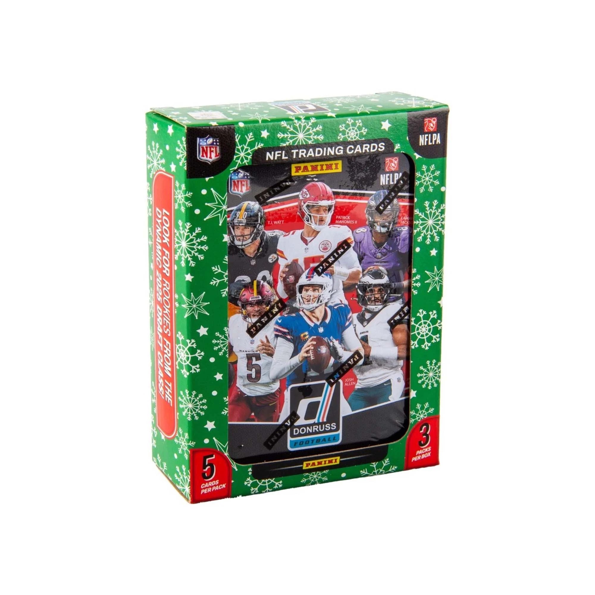 1 Panini Donruss 2025 NFL Football Trading Card Holiday Collector Tin, 1 of 4