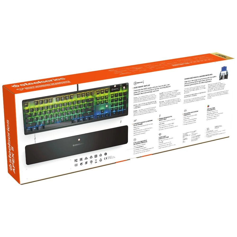10 SteelSeries Apex 5 Keyboard, 10 of 10