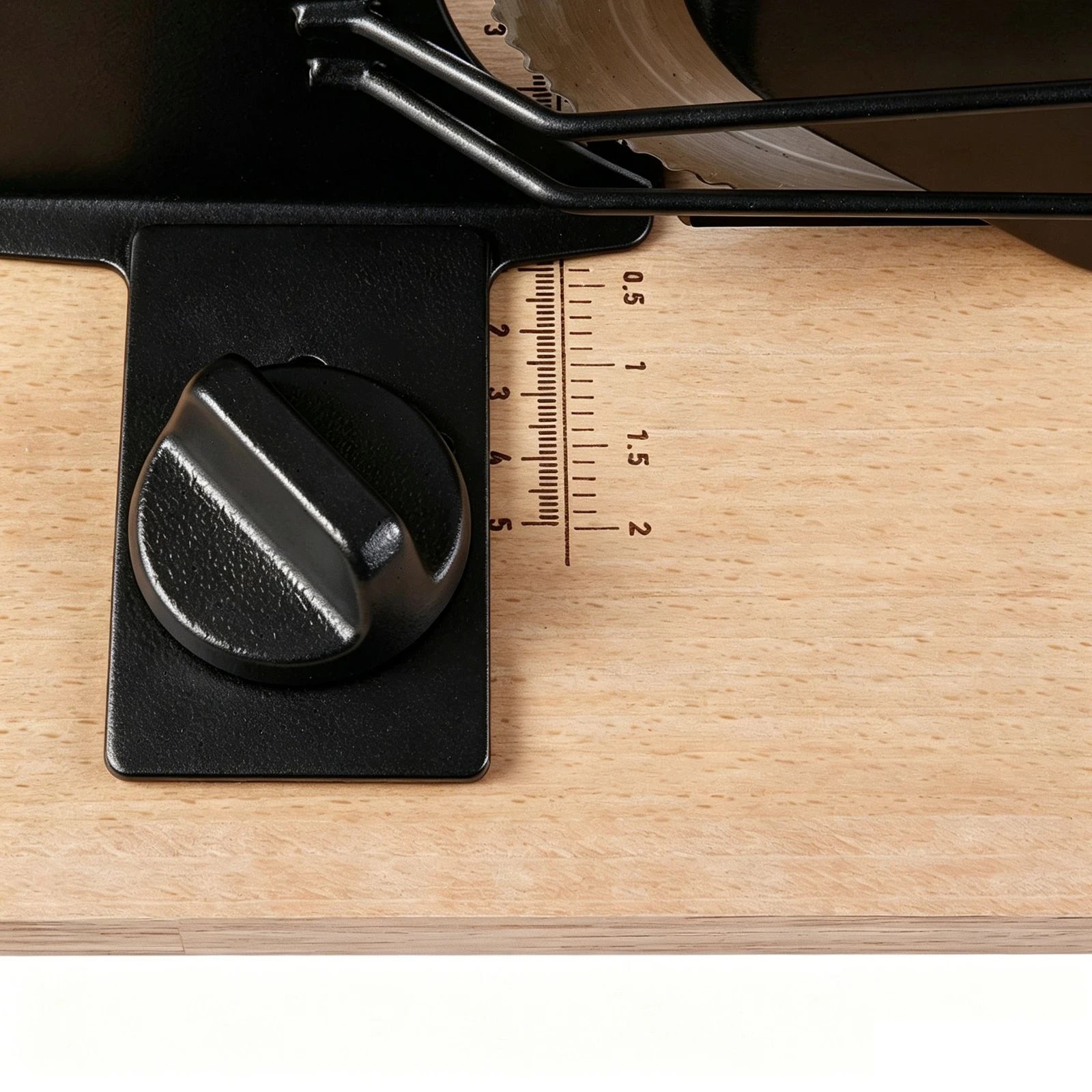 6 Ausway Hand Crank Manual Bread Slicer with Adjustable Thickness, Metal Guide, Scale Line & Solid Wood, 6 of 6