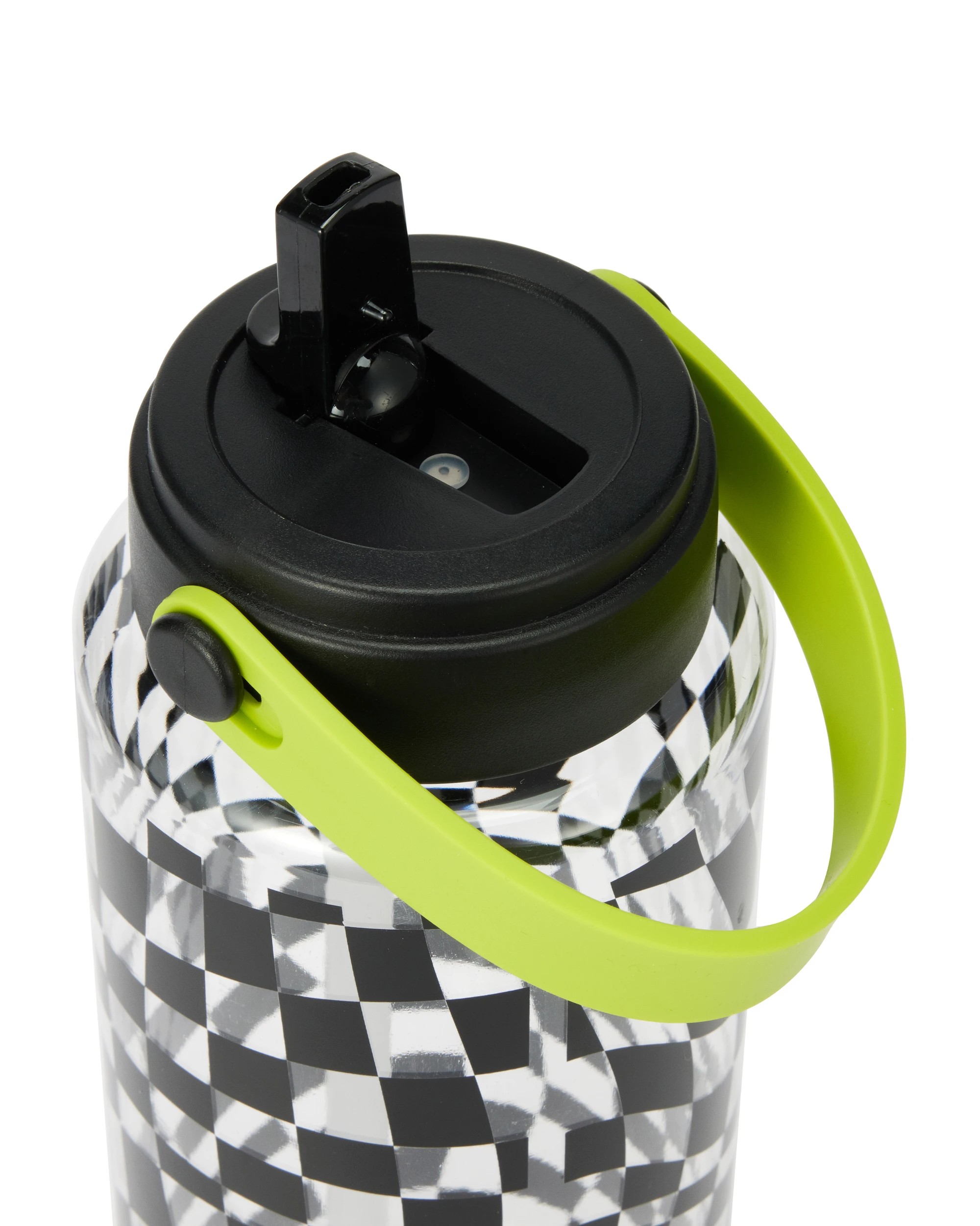 2 1L Drink Bottle with Handle - Wave Check, 2 of 6