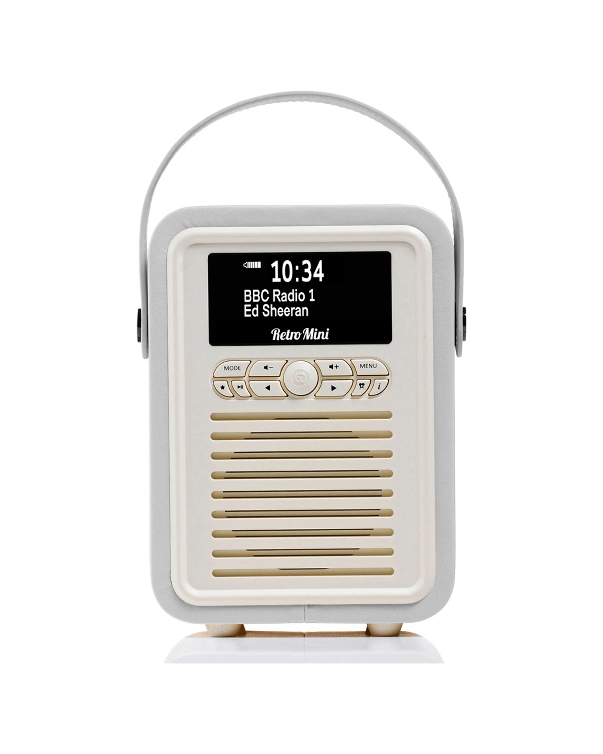 2 VQ Retro Mini Dab+ Digital Fm Radio/Bluetooth Speaker Light - Silver, 2 of 4