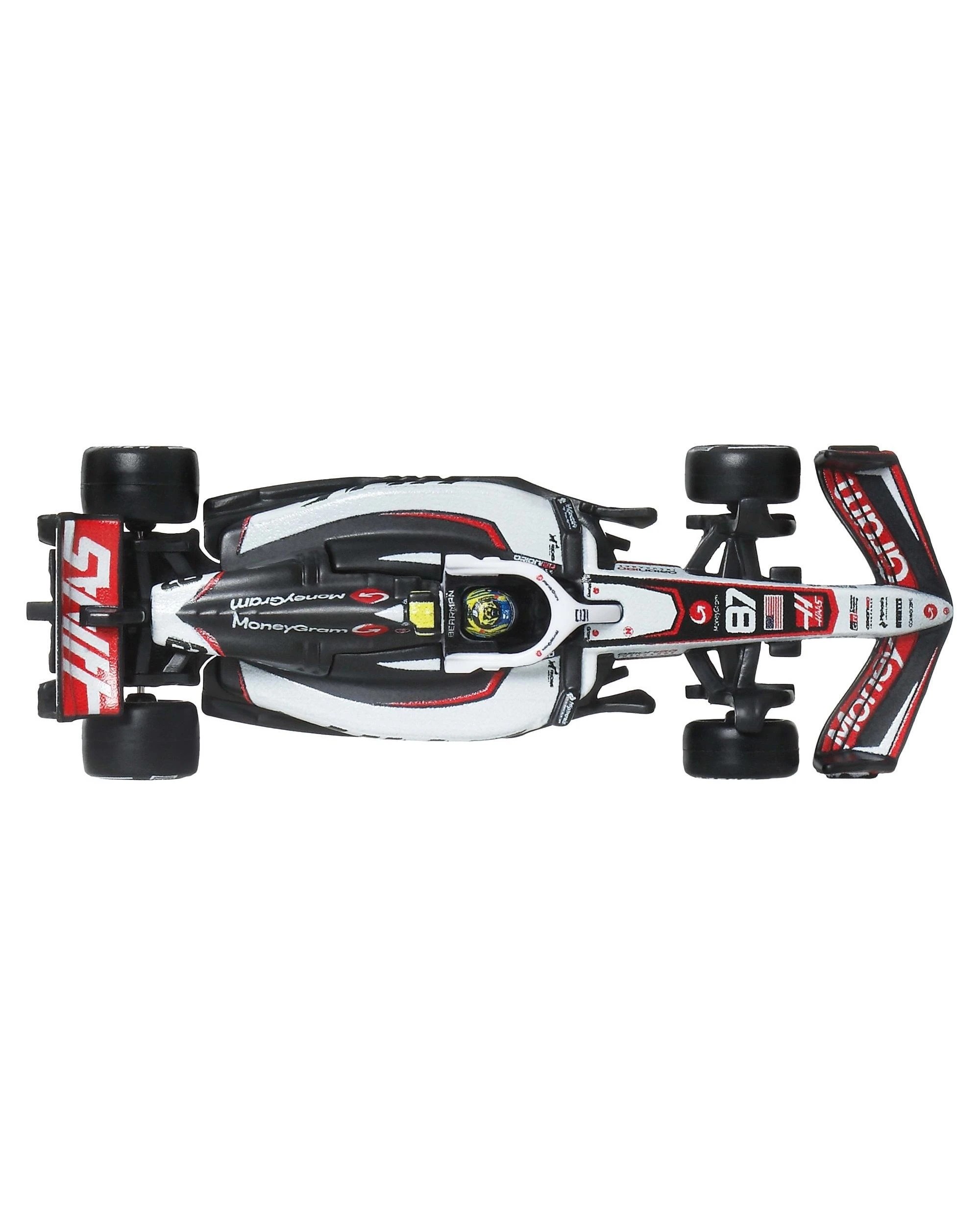 6 Hot Wheels Premium Formula 1 2025 MoneyGram Haas F1 Team #87 Oliver Bearman Diecast Vehicle, 6 of 6