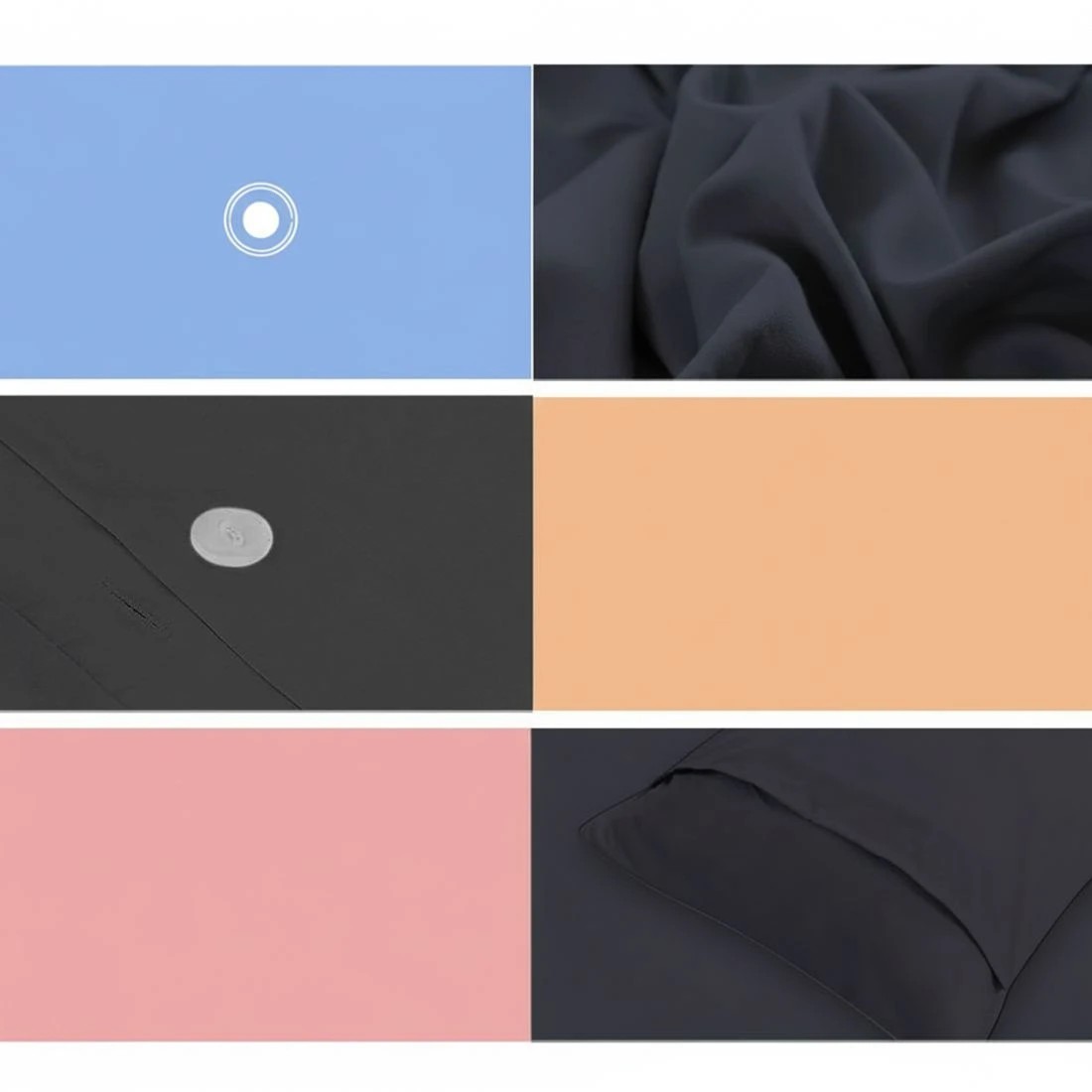 7 Giselle Bedding Quilt Cover Set Classic  Super King - Super King Bed - Black, 7 of 8