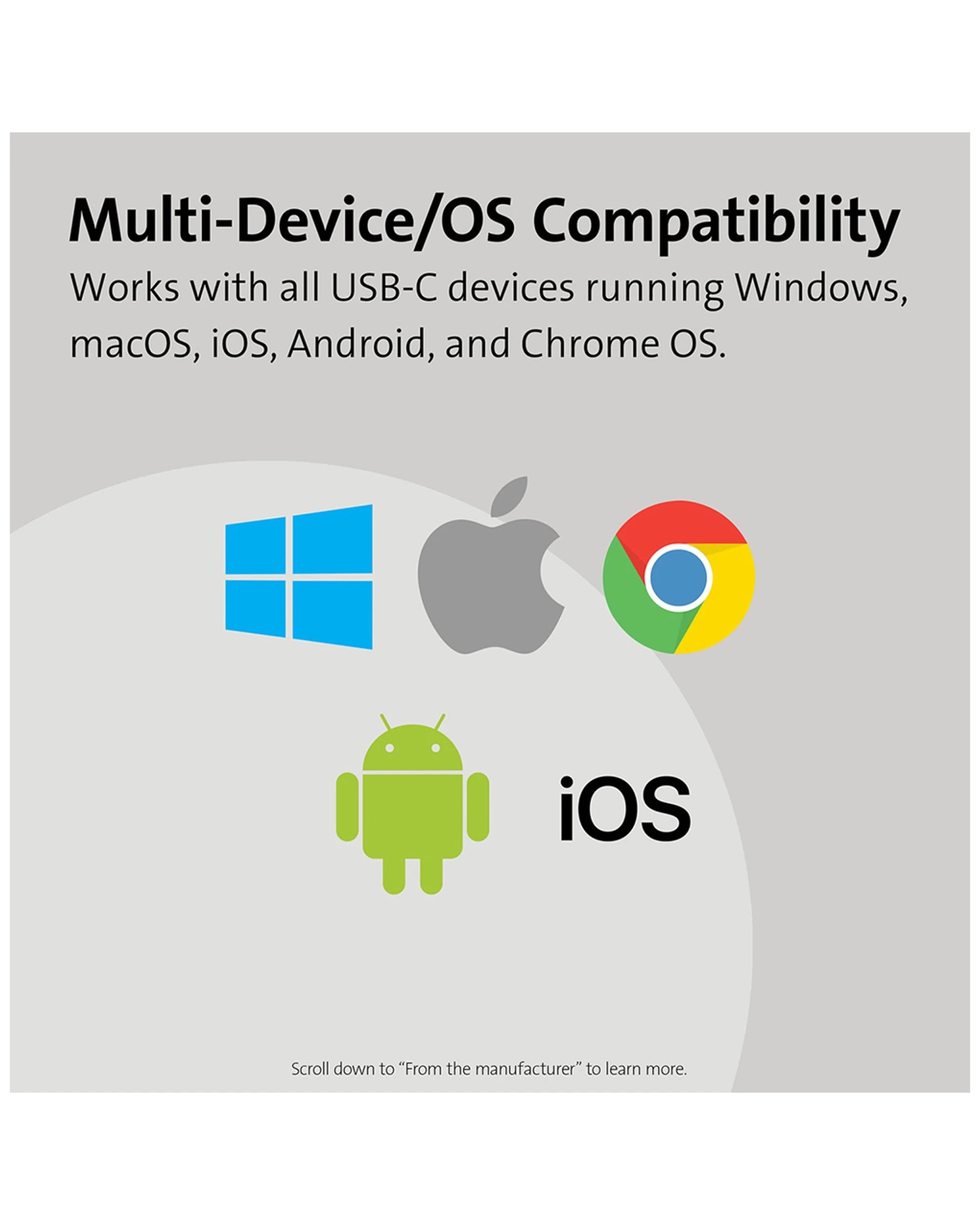 5 Kensington USB-C Headphones Multi-Device Headset Safe Listening 6-Foot Cord - Black, 5 of 8