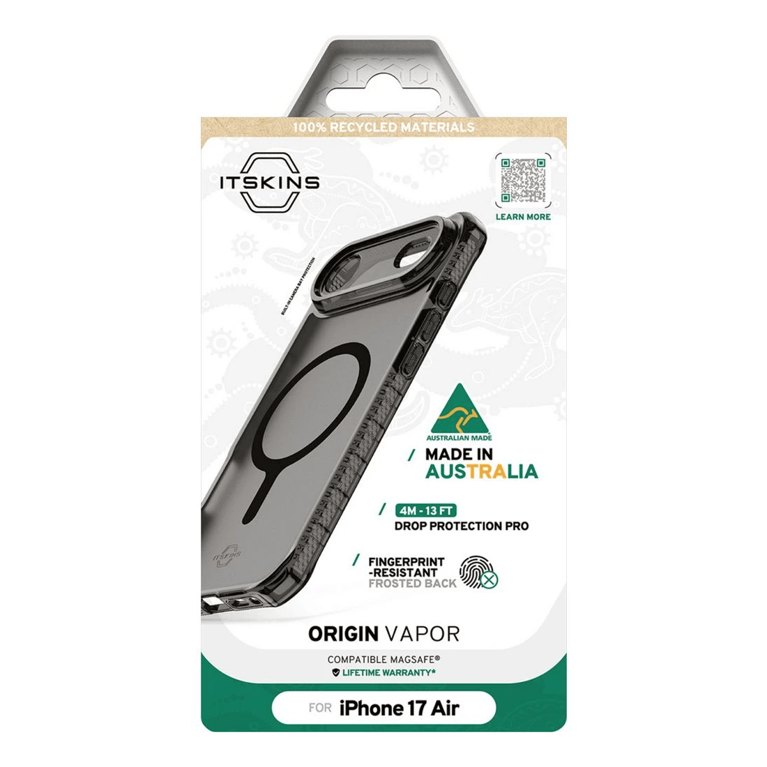 1 Itskins Made in Australia Magsafe Case iPhone Air Black, 1 of 6