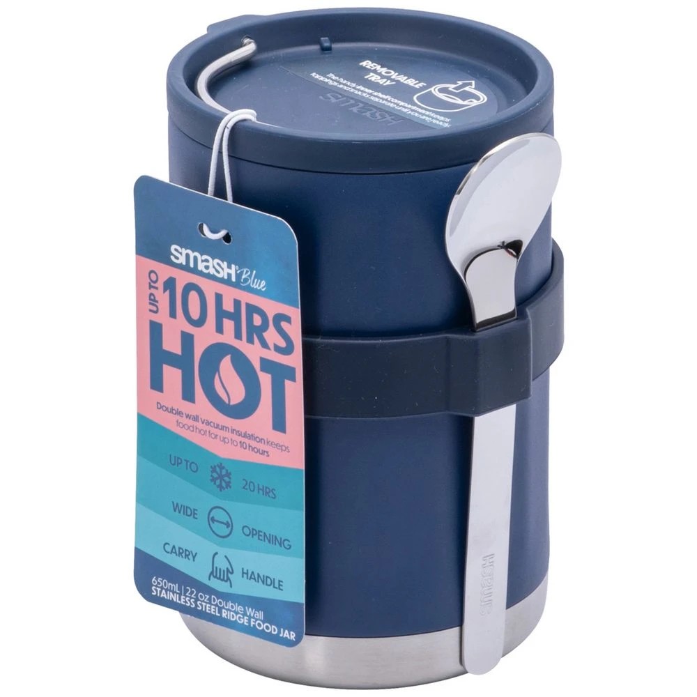 2 Smash Ridge Food Jar Navy, 2 of 4
