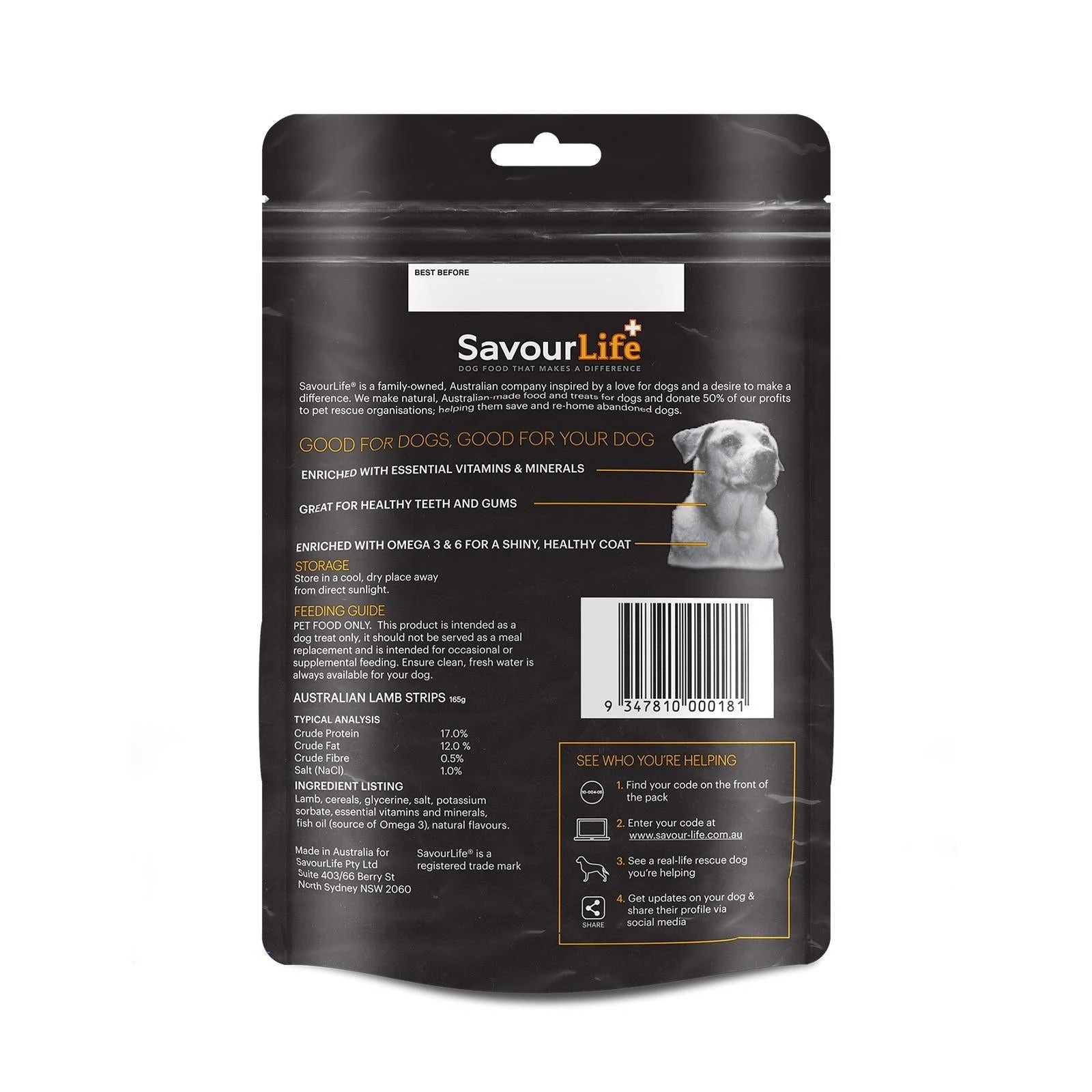 2 Savourlife Australian Lamb Strips 165g, 2 of 2