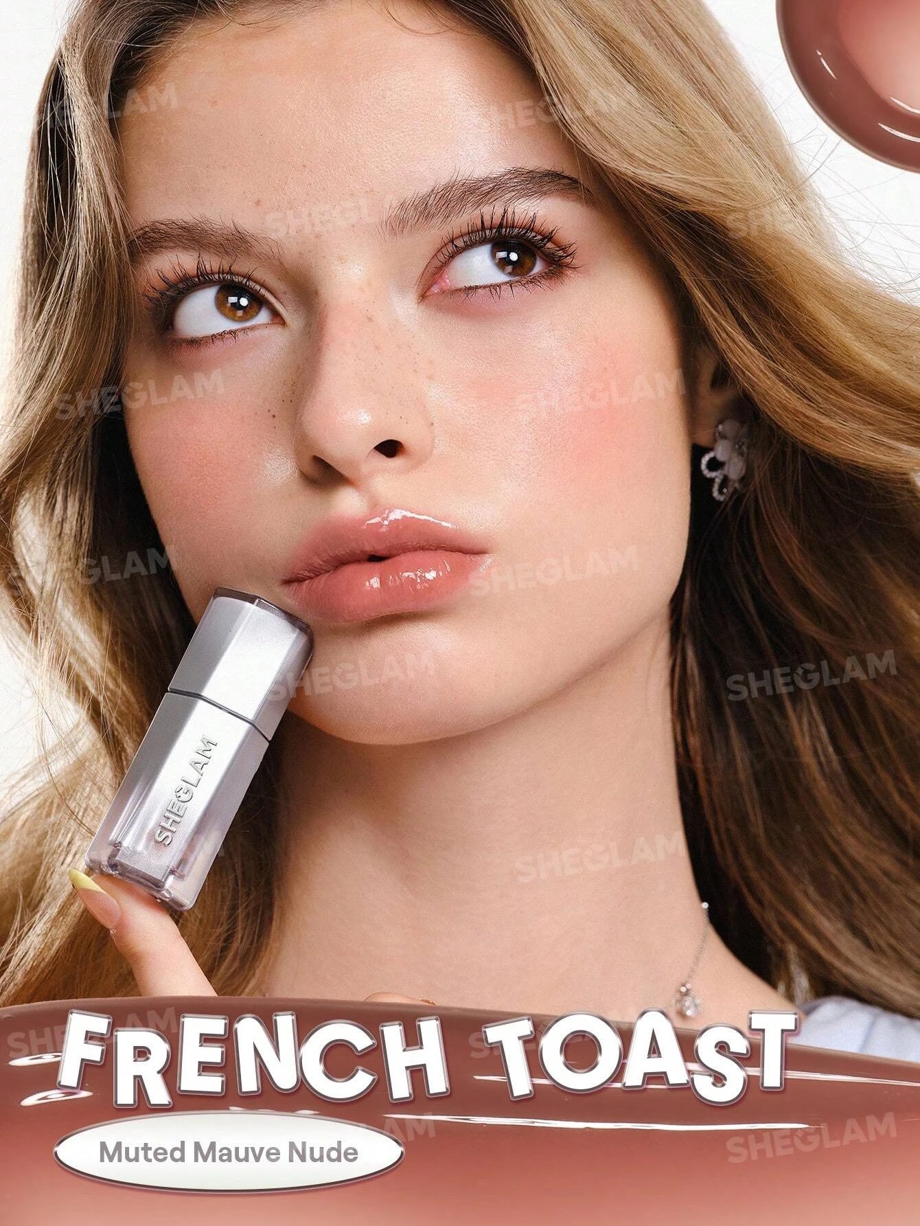 2 SHEGLAM Glass Lock Air Gloss - French Toast, 2 of 8