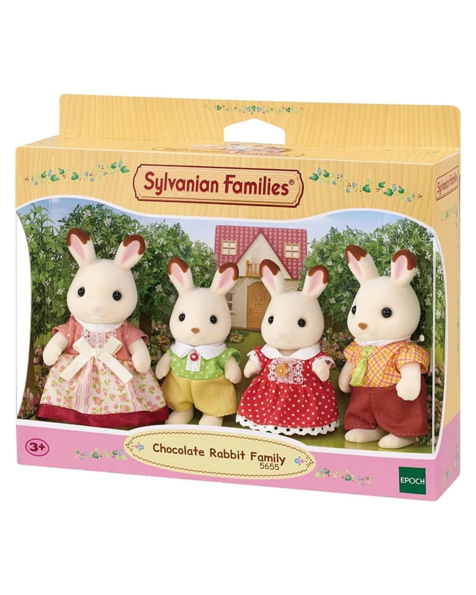 1 Sylvanian Families Chocolate Rabbit Family - 5655, 1 of 2